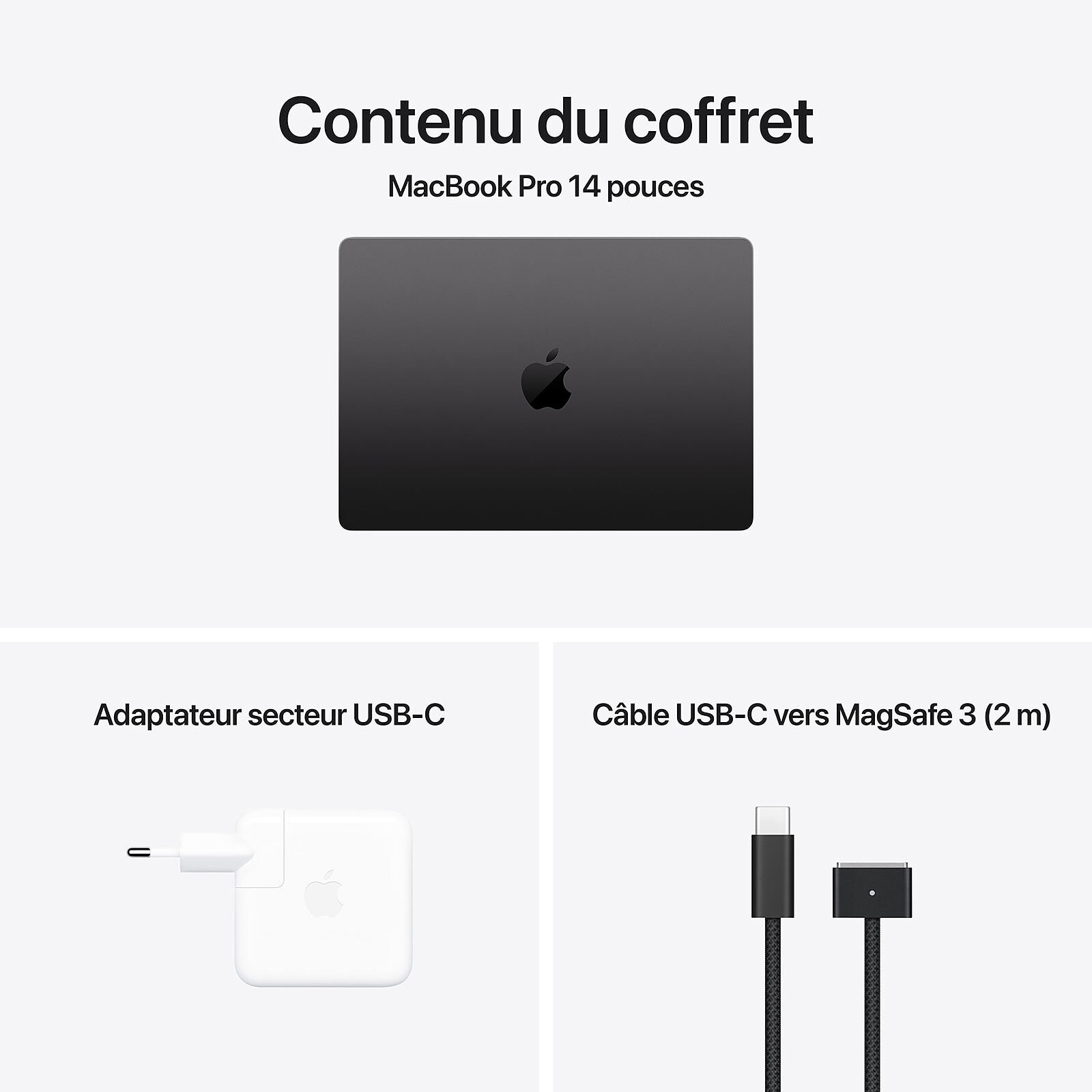 Ordinateur portable APPLE MacBook Pro M4 14" 1To Noir - MBP14-MCX04FN