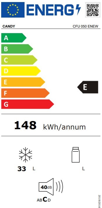 Congélateur compact CANDY  - CFU050ENEW