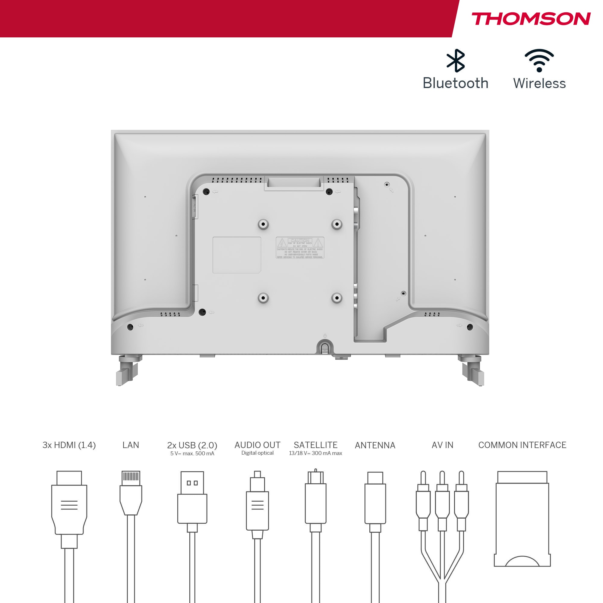 THOMSON TV LED 60 cm  - 24HG2S14CW