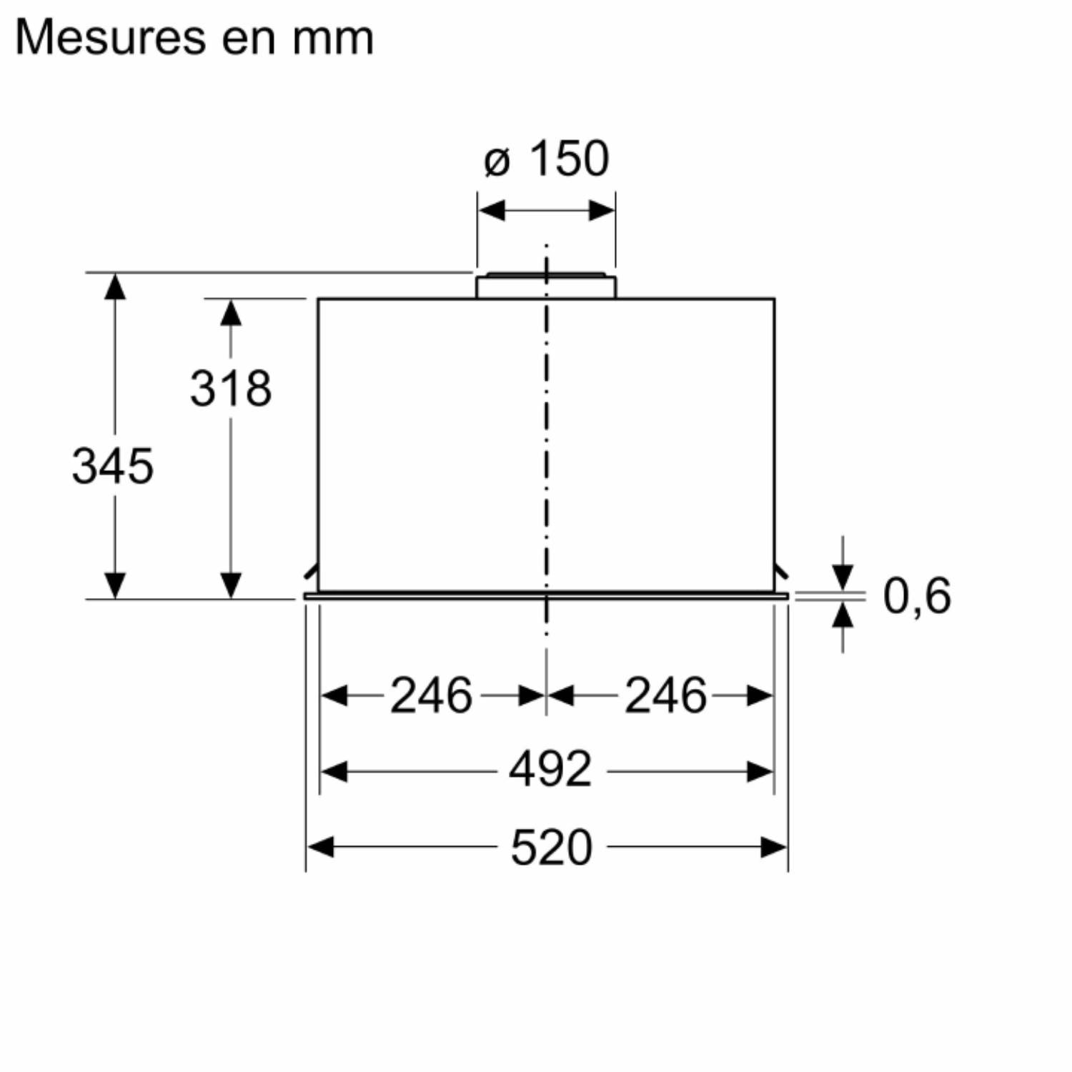 Groupe filtrant BOSCH  - DLN56AC50