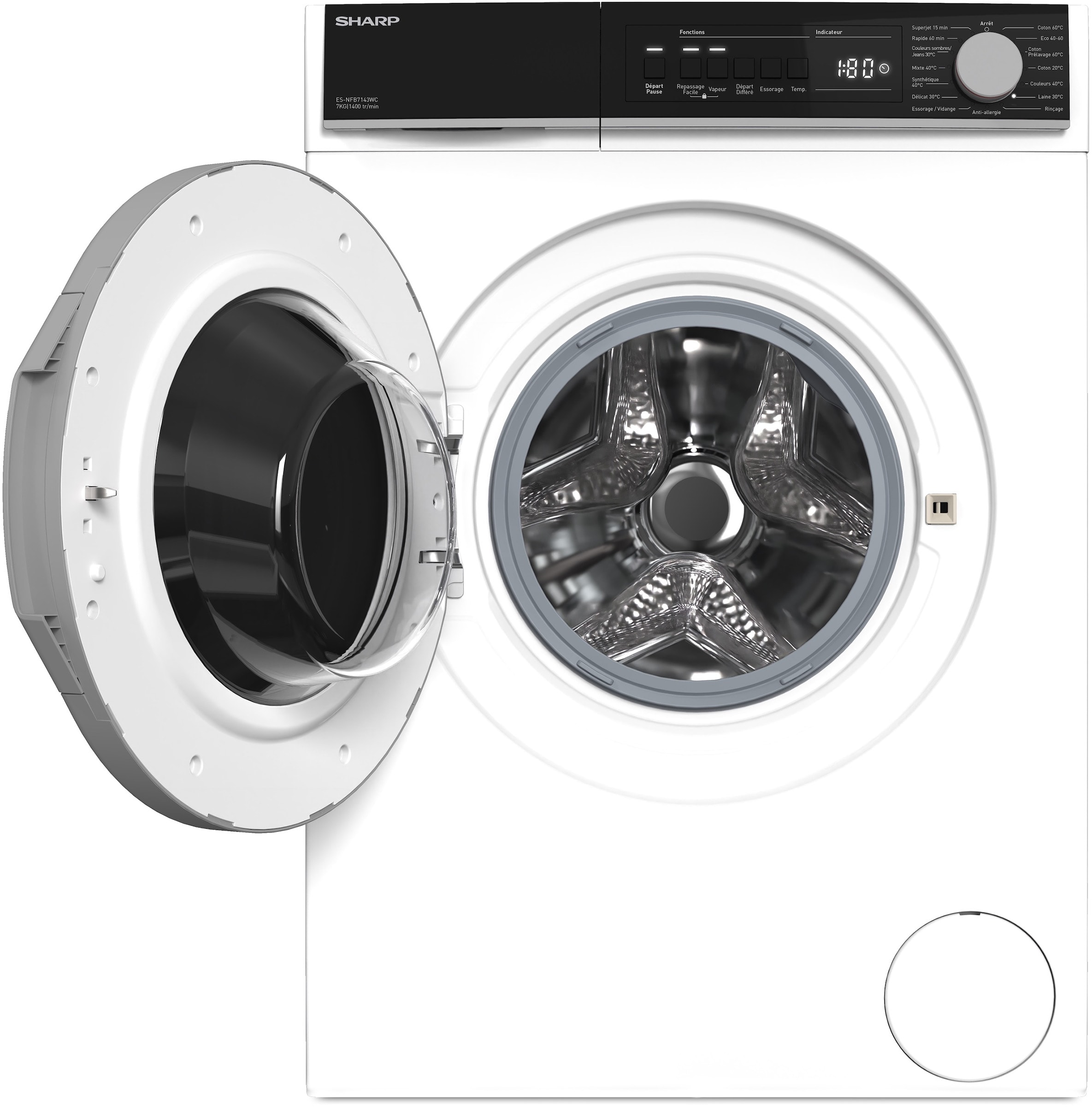 Lave linge Frontal SHARP  - ES-NFB7143WC