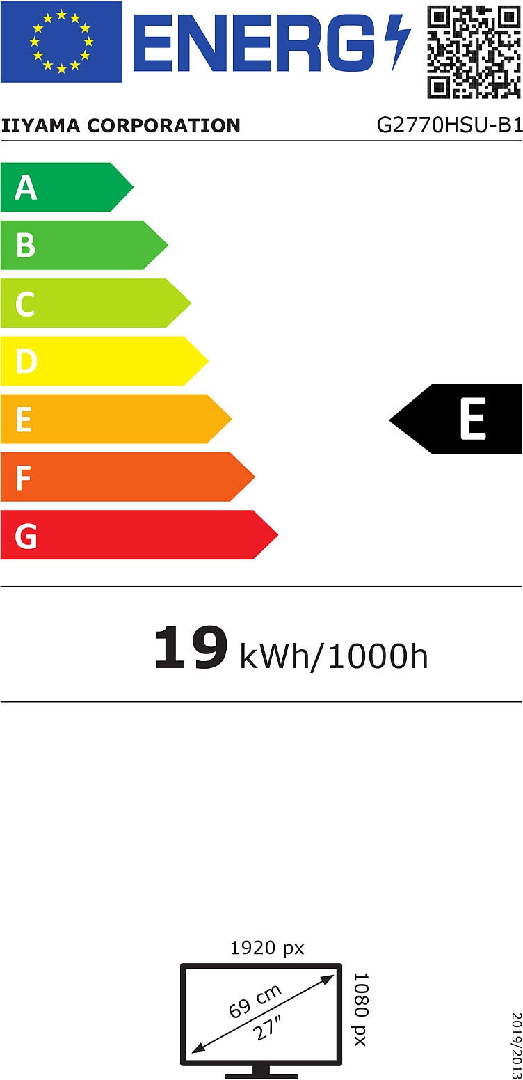 Ecran 27 pouces IIYAMA  - G2770HS-B1