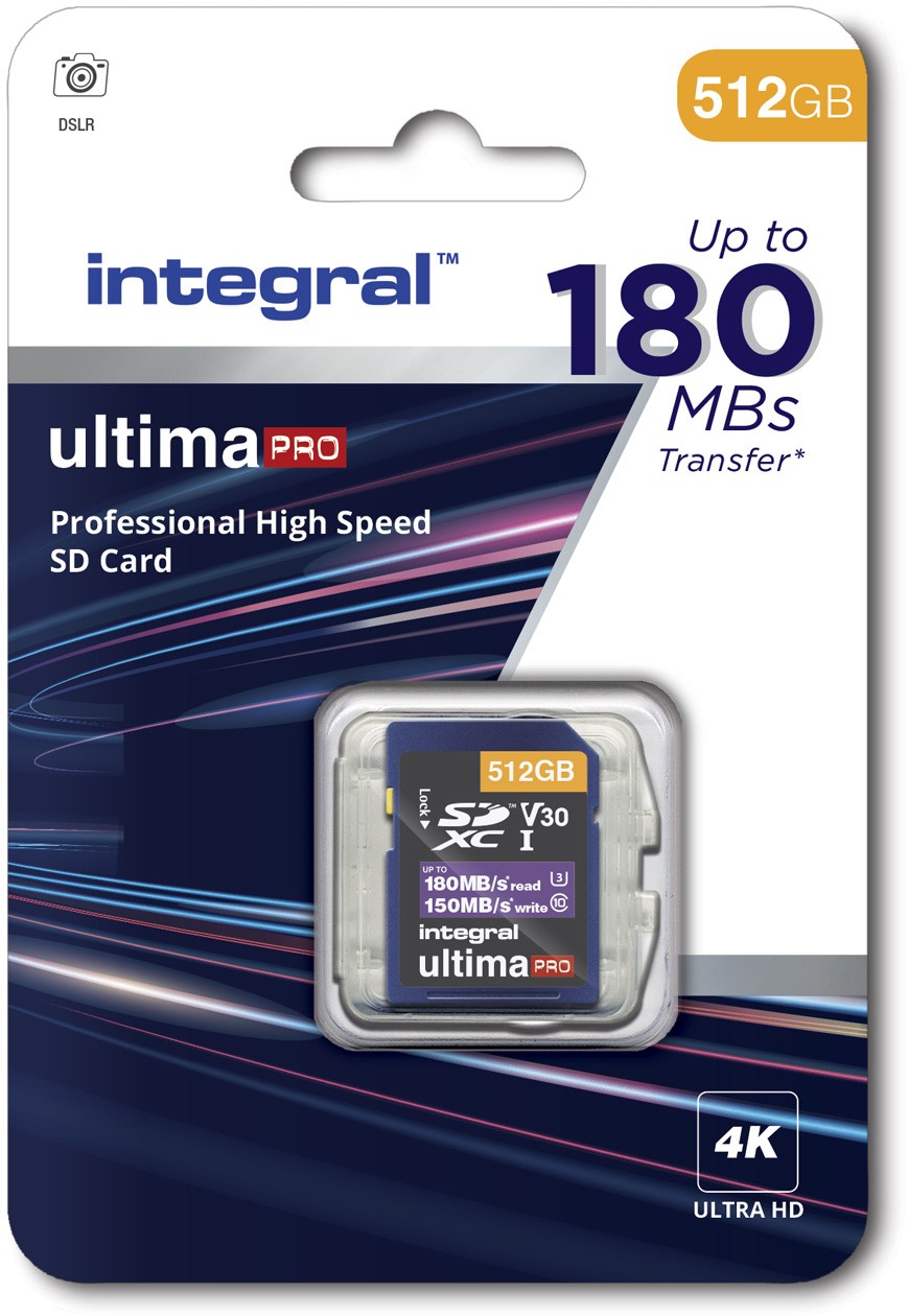 Carte mémoire 512 Go INTEGRAL  - INSDX512G-180/150V30