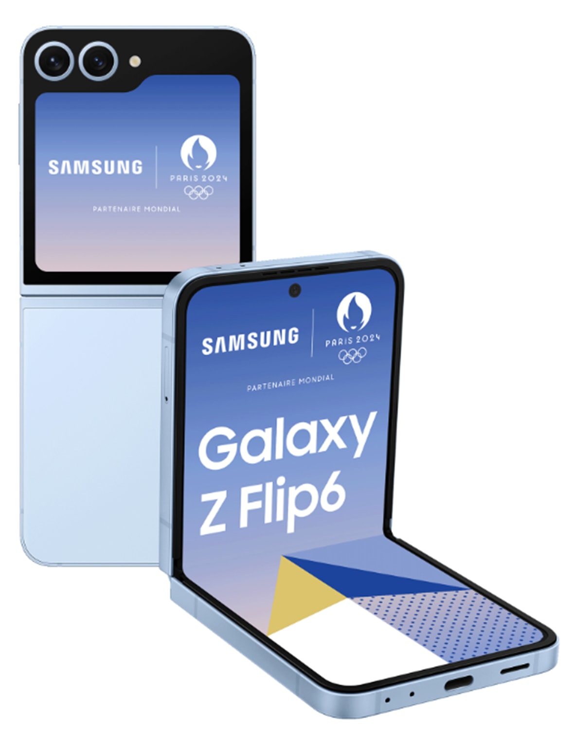 Smartphone SAMSUNG Galaxy ZFlip 6 5G 256go Bleu - GALAXY-ZFLIP6-256-BL