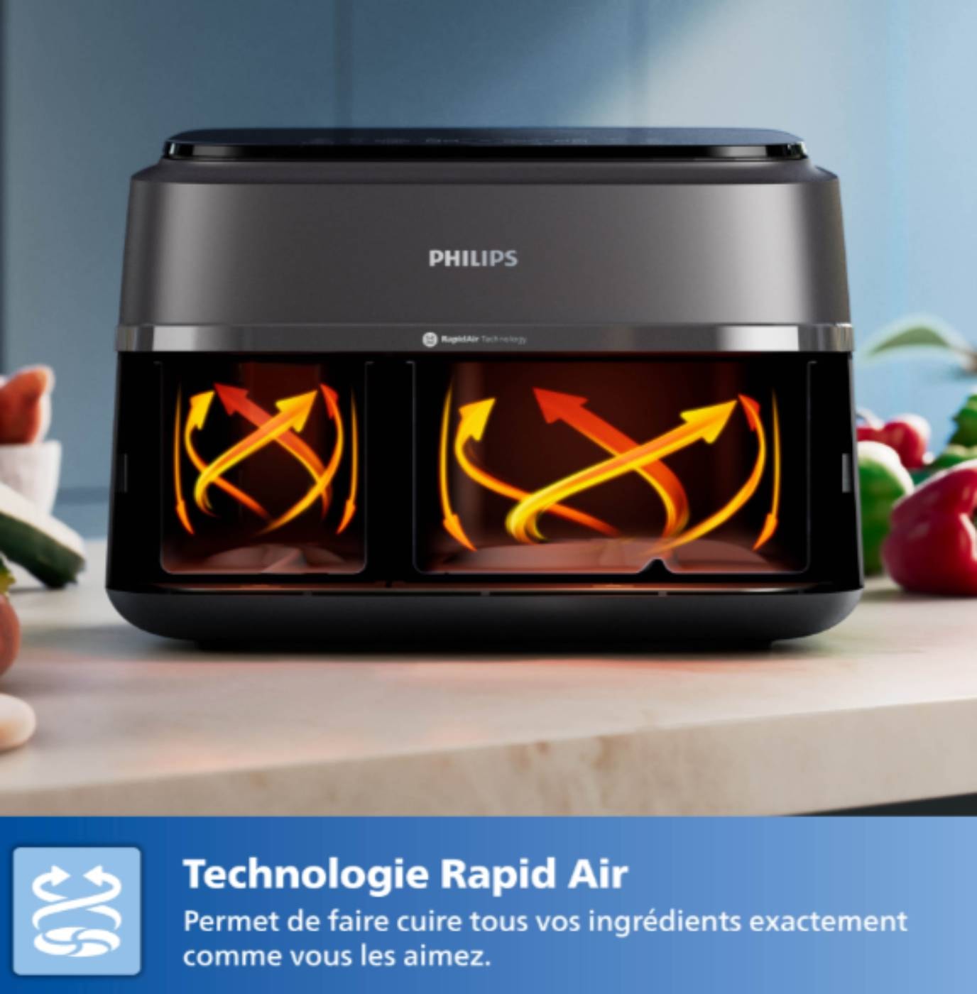 Friteuse à air chaud PHILIPS  - NA352/00