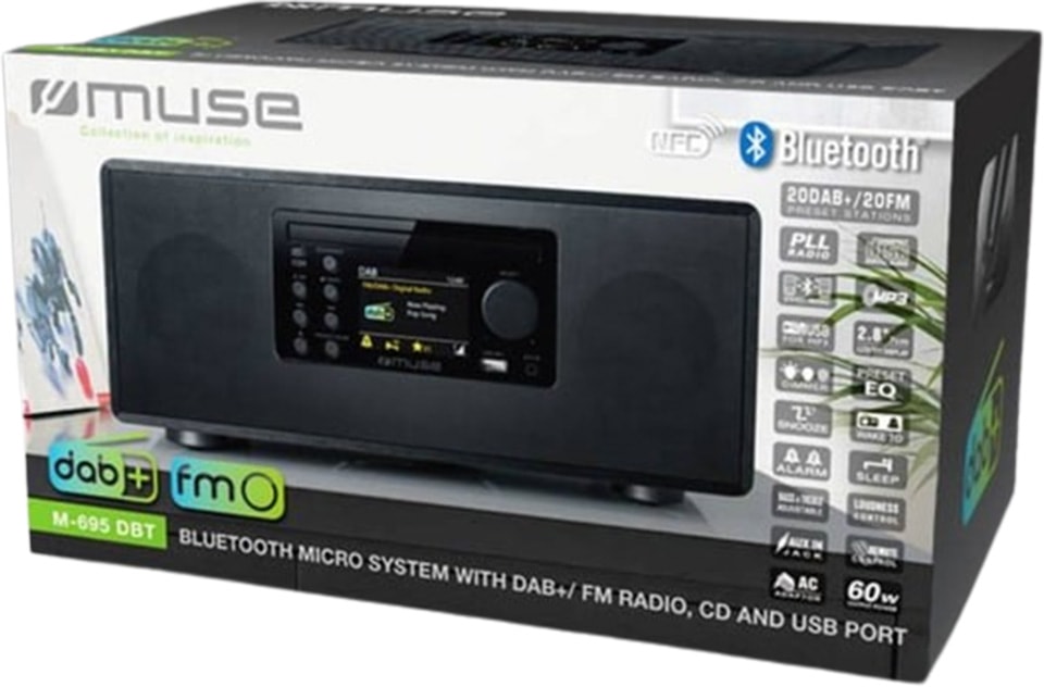 Micro chaîne hifi MUSE  - M-695DBT