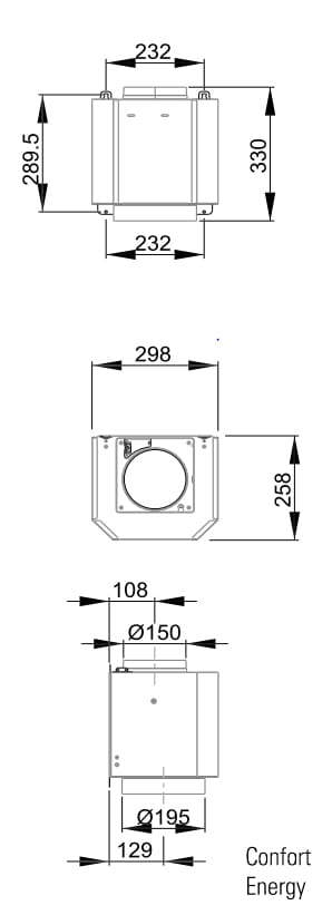 Moteur pour hotte ROBLIN  - 6301026