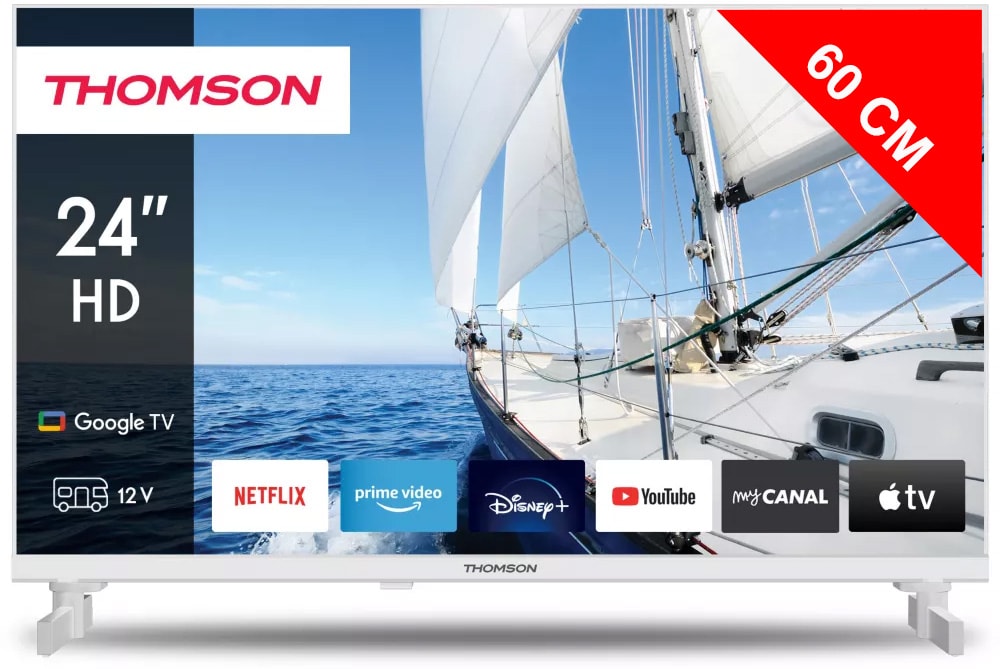 THOMSON TV LED 60 cm Google TV 24"  24HG2S14CW