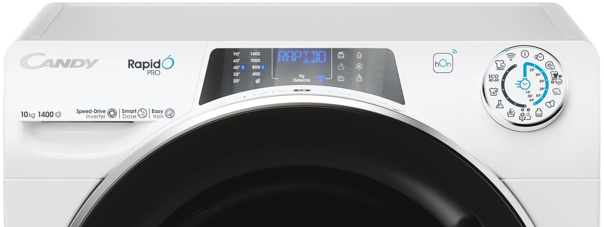 Lave linge Frontal CANDY 10kg blanc - RPD4106BWMBC-S