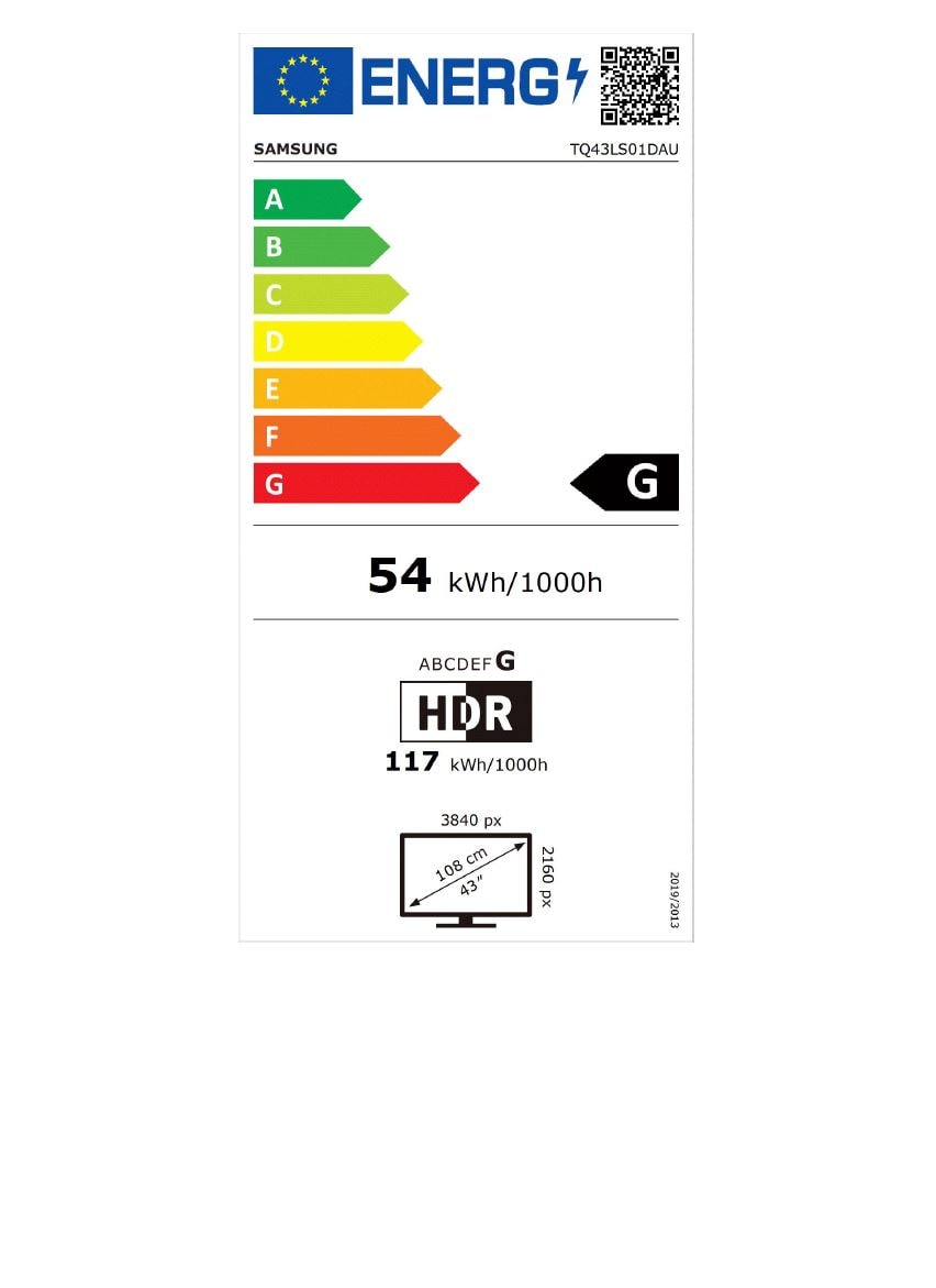 TV LED 4K 108 cm SAMSUNG  - TQ43LS01DA