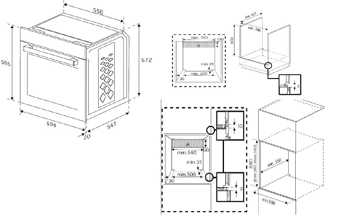 Four encastrable pyrolyse BEKO  - BBIM18300XMPF