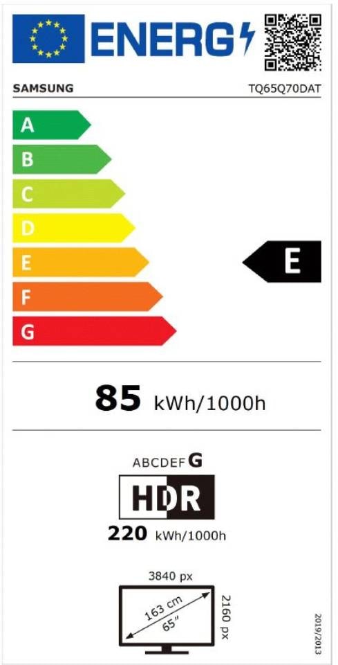 TV QLED 4K 163 cm SAMSUNG  - TQ65Q70D