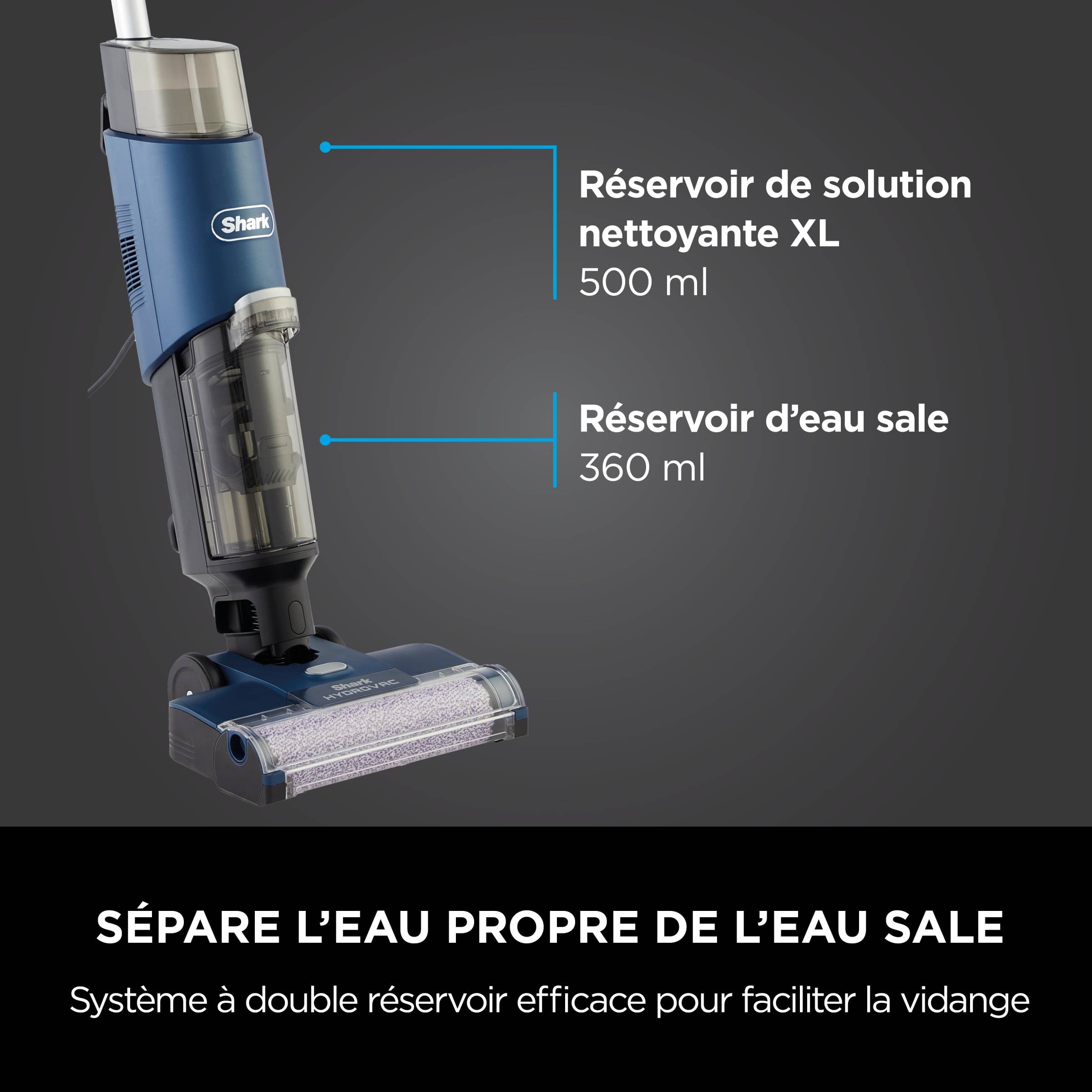 Aspirateur laveur SHARK Hydrovac wet and dry - WD100EU