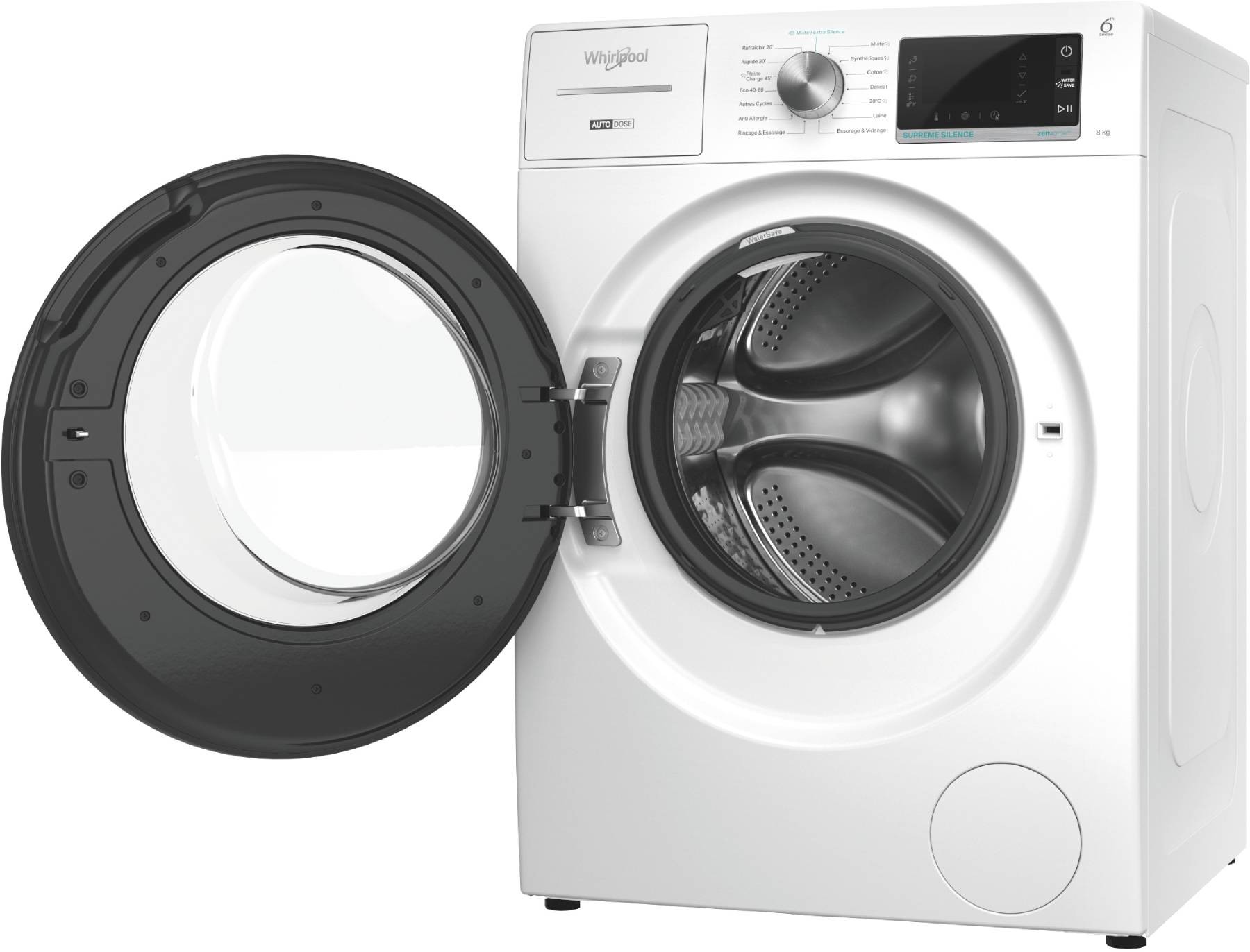 Lave linge Frontal WHIRLPOOL W8W846WBFR 8kg - W8W846WBFR