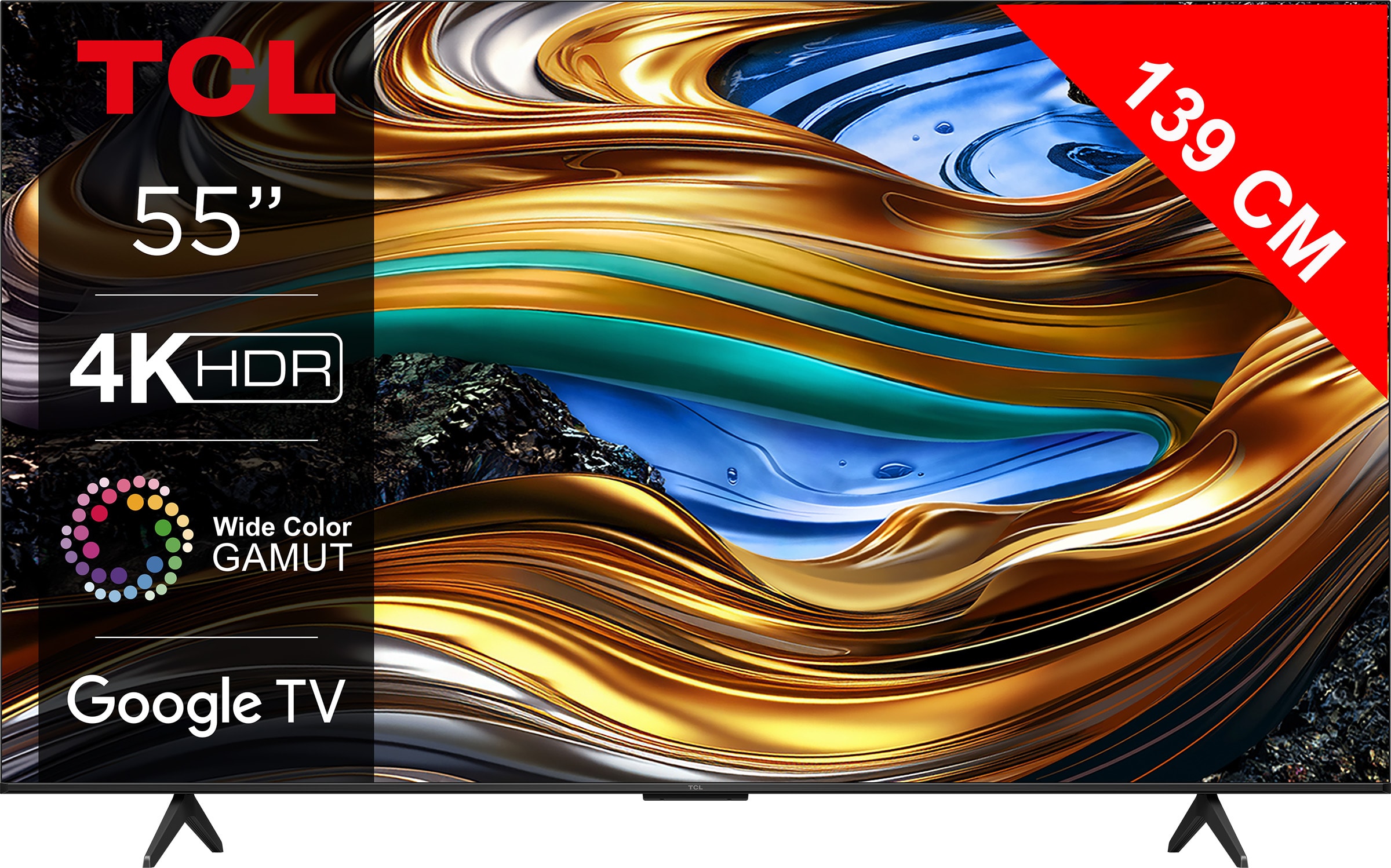 TV LED 4K 139 cm TCL Ultra HD Google TV 55" 55P71B