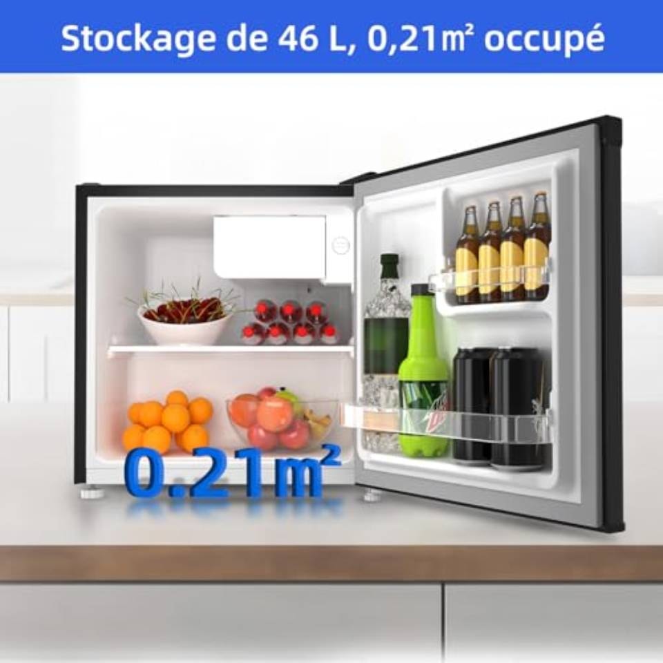 Minibar CHIQ Froid Statique 46L Noir - CSD46D4E