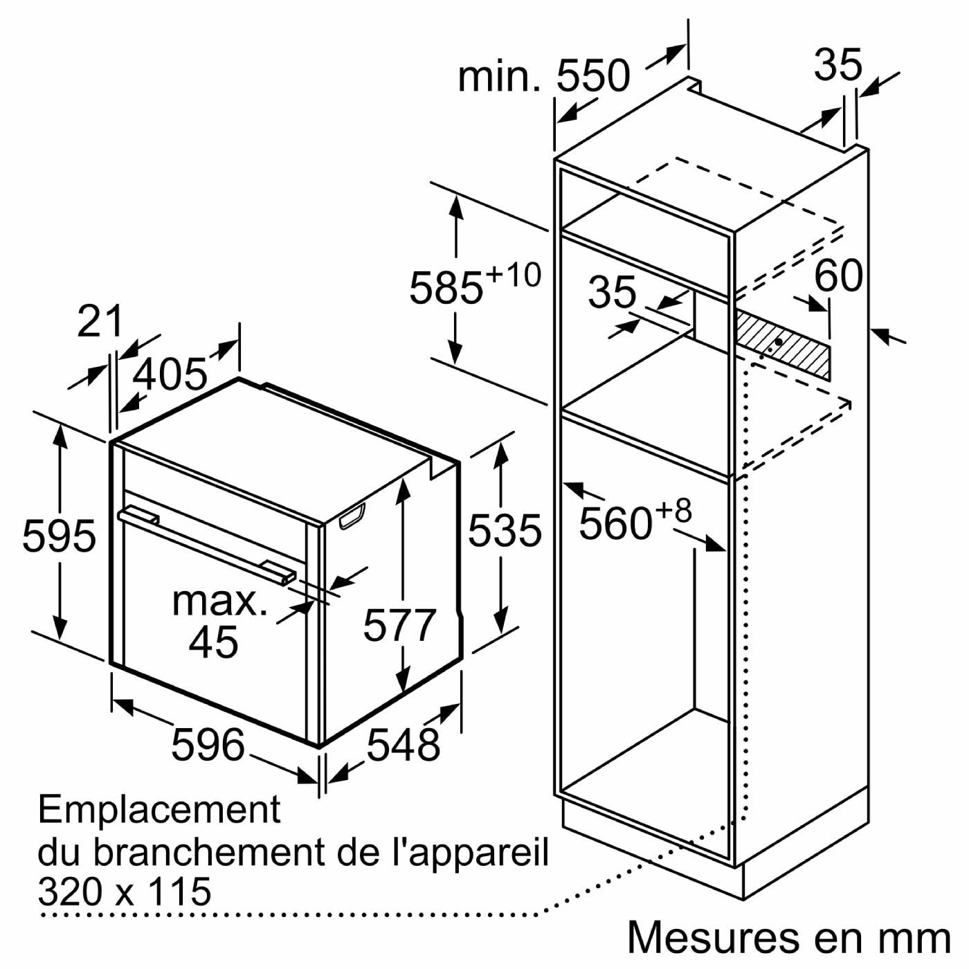 Four encastrable pyrolyse NEFF N70 71L Inox - B54CR71N0F