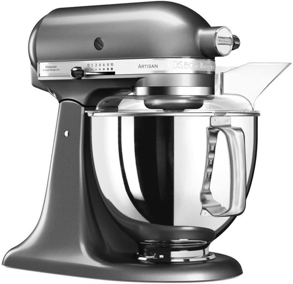 Robot culinaire KITCHENAID 300W, 4,8L, Gris - 5KSM175PSECU