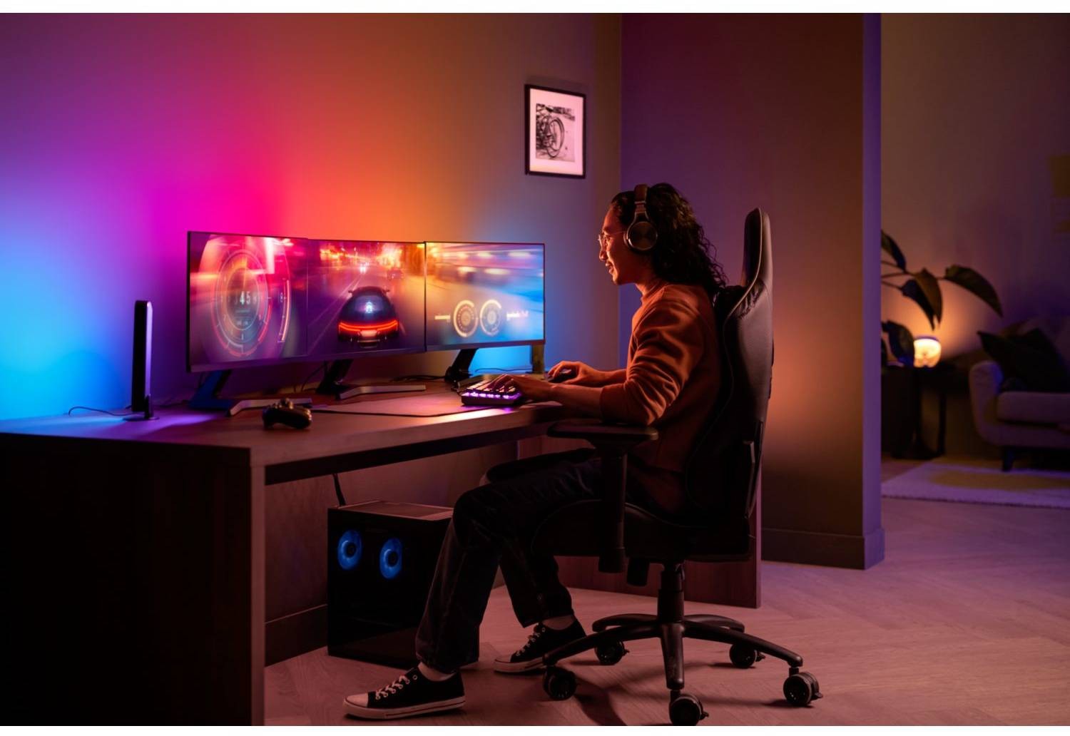 Lumière connectée PHILIPS HUE  - HUELIGHTSTRIPDEGRA3X