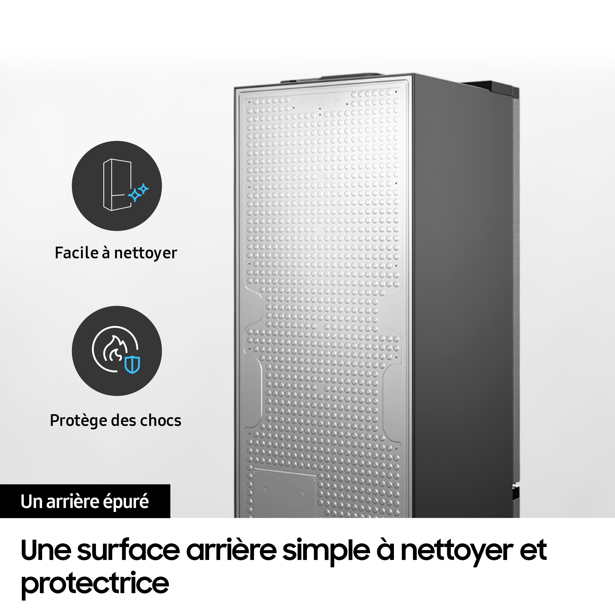 Réfrigérateur congélateur bas SAMSUNG  - RB33B610ESA