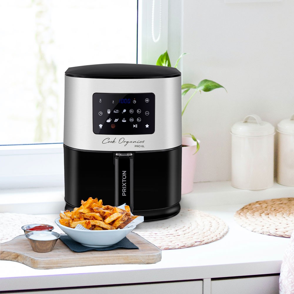 Friteuse à air chaud PRIXTON  - COOKORGANICS-PRO-6L