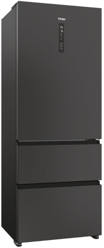 Réfrigérateur congélateur bas HAIER Total No Frost 450L Noir - HTR5719ENPT