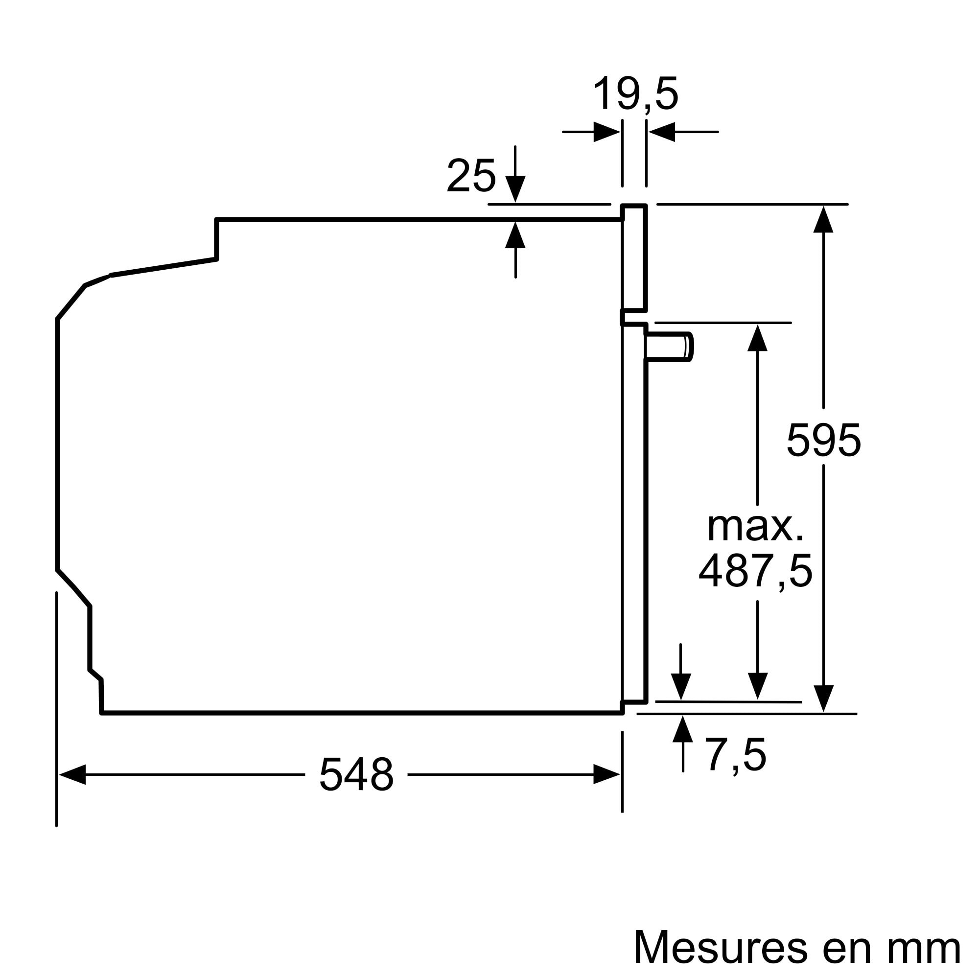 Four encastrable pyrolyse BOSCH  - HBG578ES7F