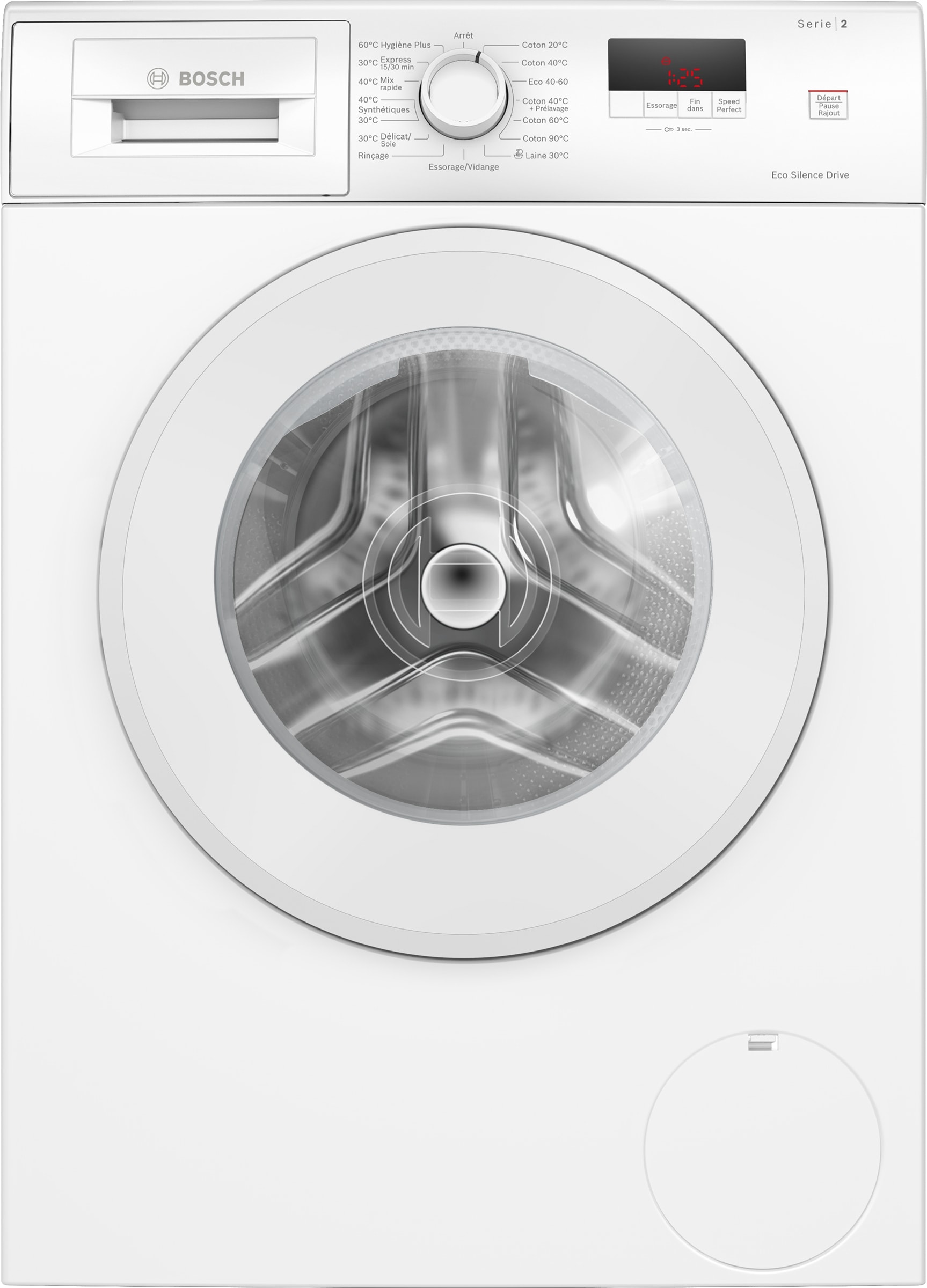 Lave linge Frontal BOSCH Moteur Eco Silence Drive 7kg WGE02406FR