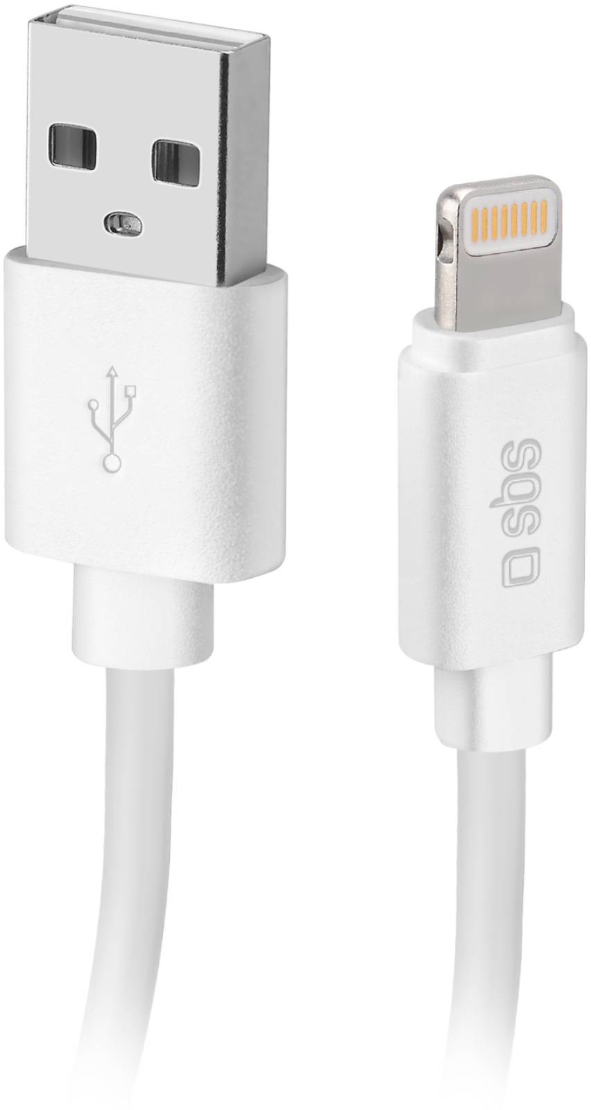 SBS Câble USB - Lightning - CABLE-LIGHTNINGBLANC