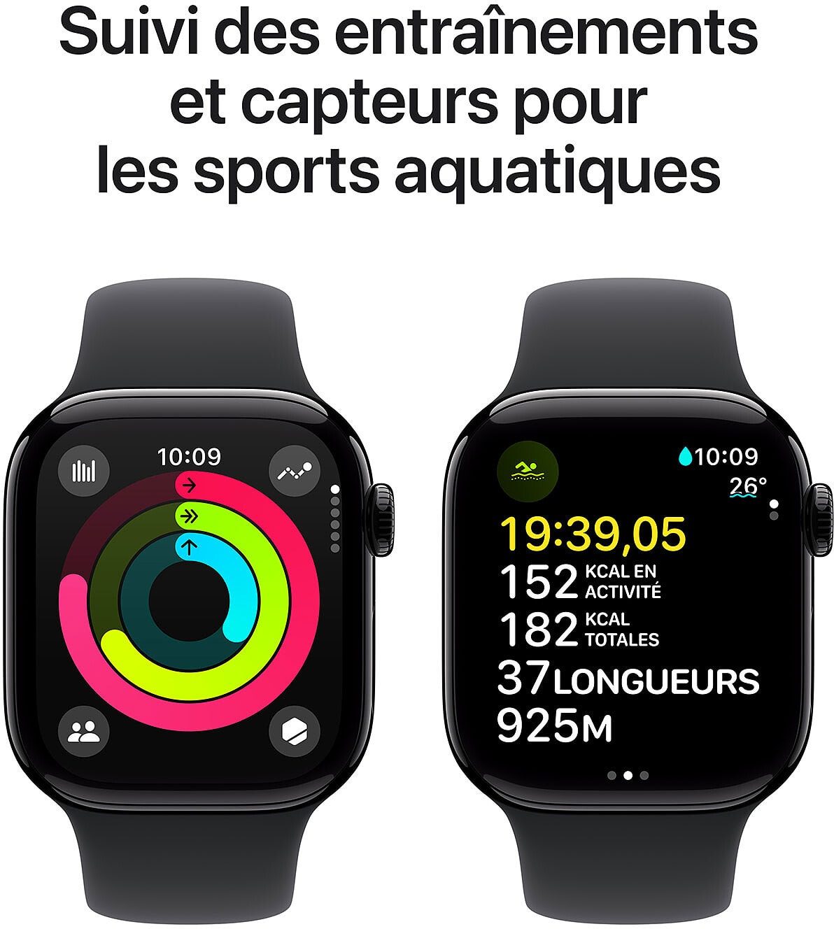 Montre connectée GPS + Cellular APPLE  - WATCH10-MWX63QF/A