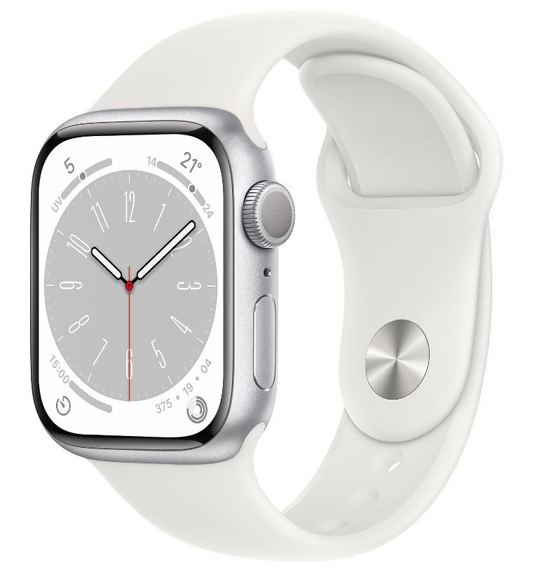 Montre connectée APPLE Apple Watch Série 8 GPS + Cellular 41mm Aluminium Argent - WATCH8-MP6K3NF