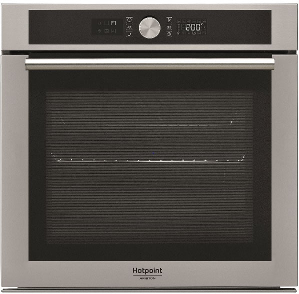 Four encastrable pyrolyse HOTPOINT ARISTON ECO chaleur pulsée 71L Inox FI4854PIXHA