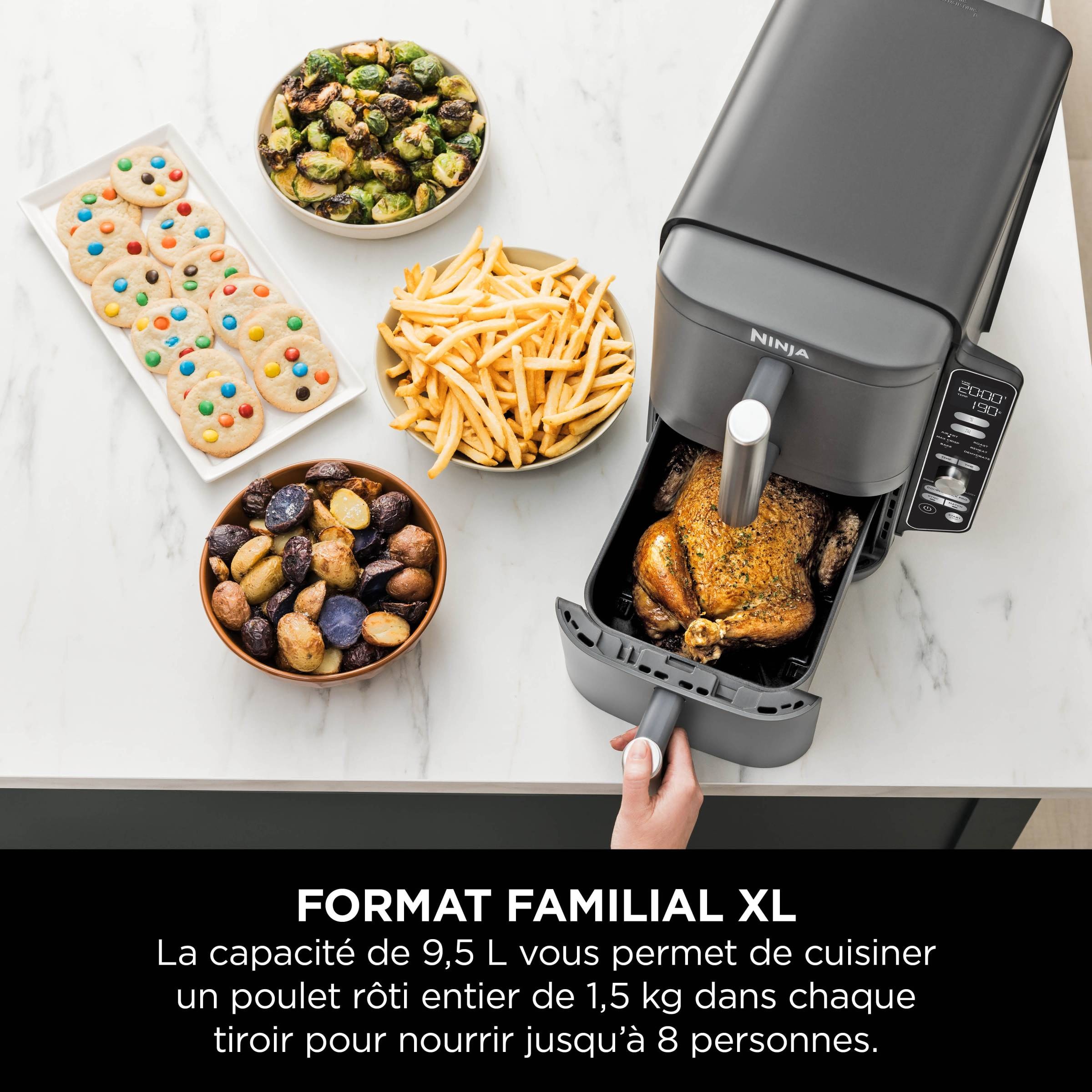 Friteuse à air chaud NINJA Air Fryer 2470W 9.5L  - SL400EU