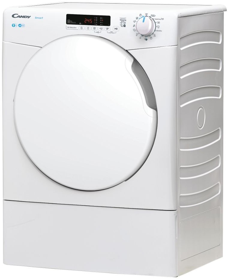 Sèche linge Evacuation CANDY 9kg 67db Blanc - CSEV9DF-S