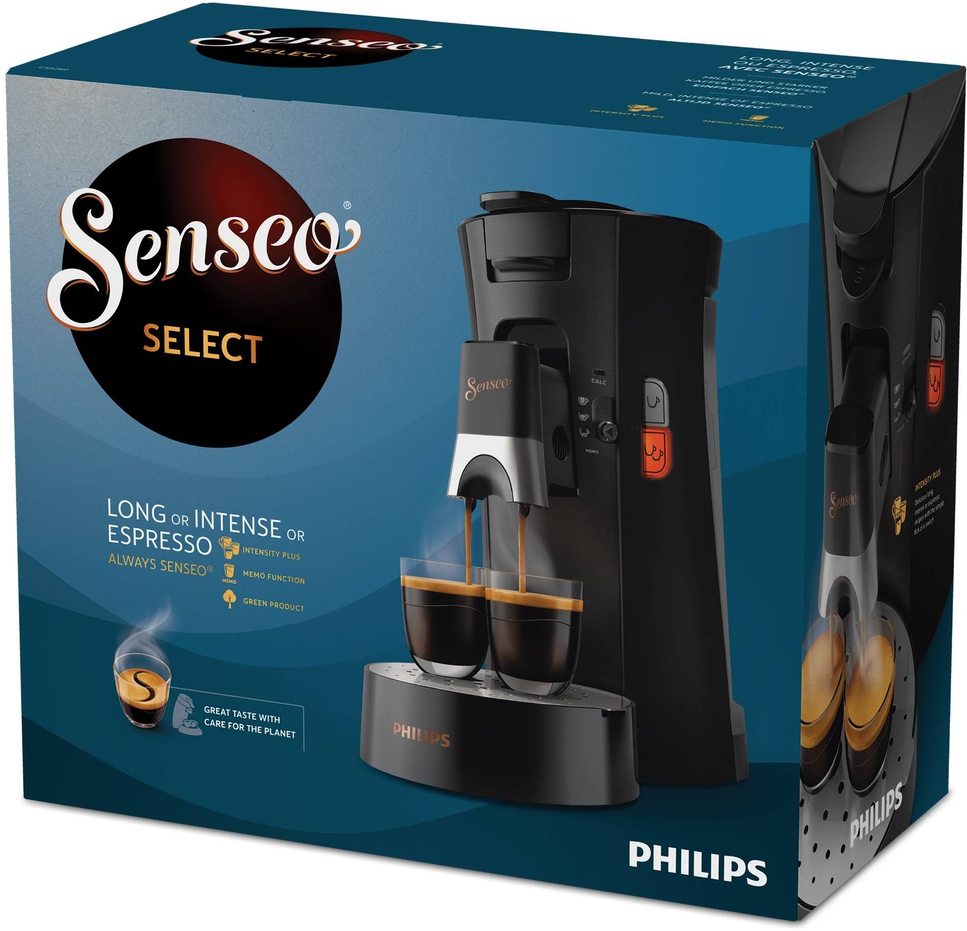 Senseo PHILIPS Select Intensity Plus Noir - CSA240/61