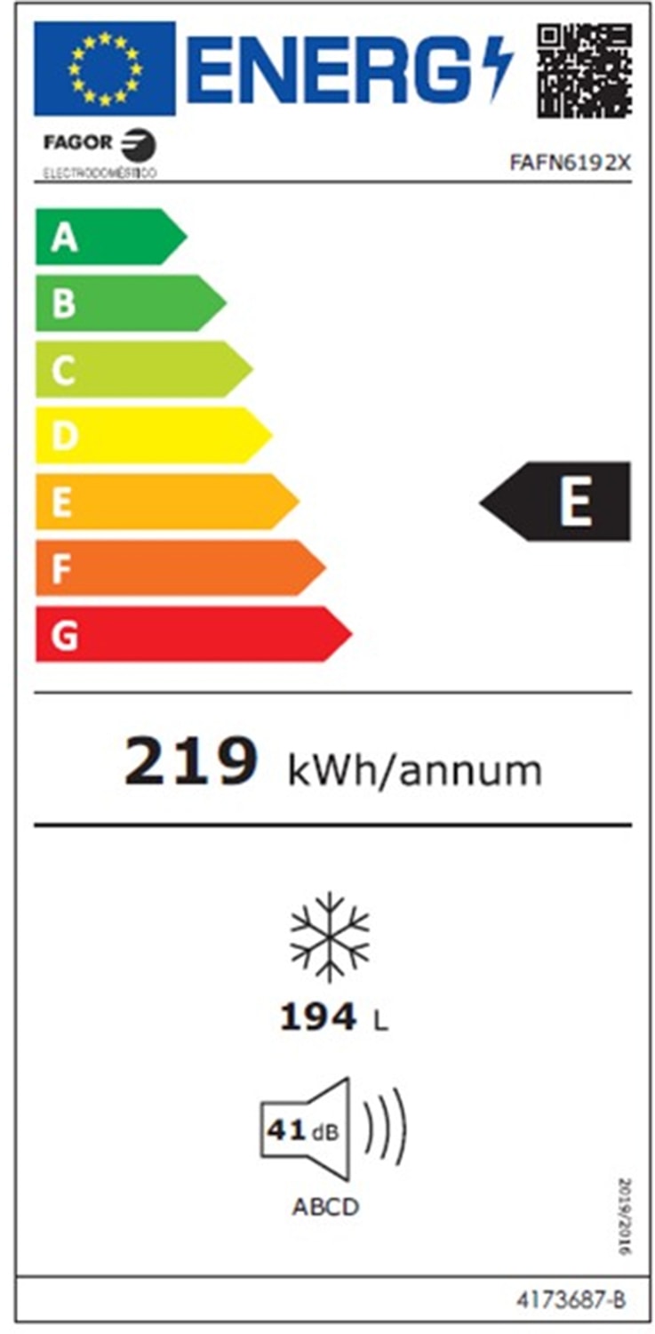 Congélateur armoire FAGOR  - FAFN6192X