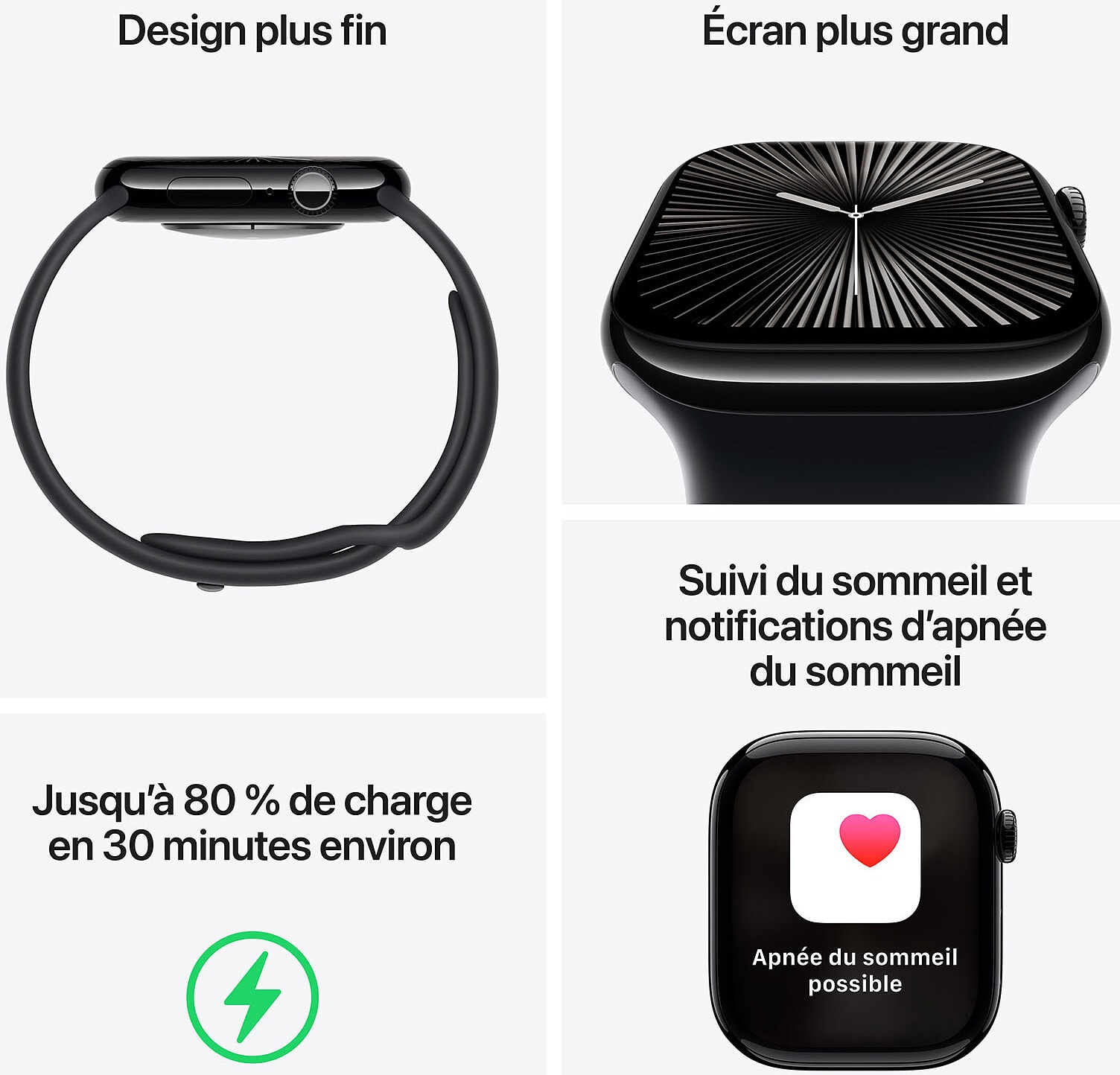 Montre connectée GPS APPLE  - WATCH10-MWWV3QF/A