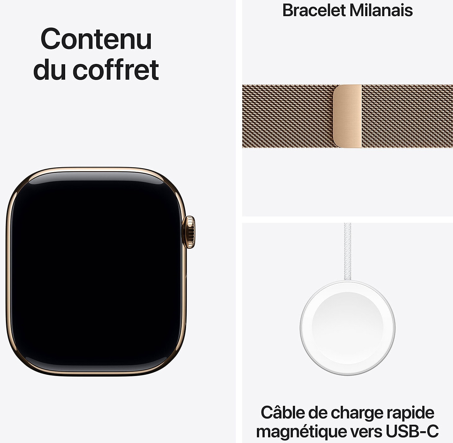 Montre connectée GPS + Cellular APPLE  - WATCH10-MX003QF/A