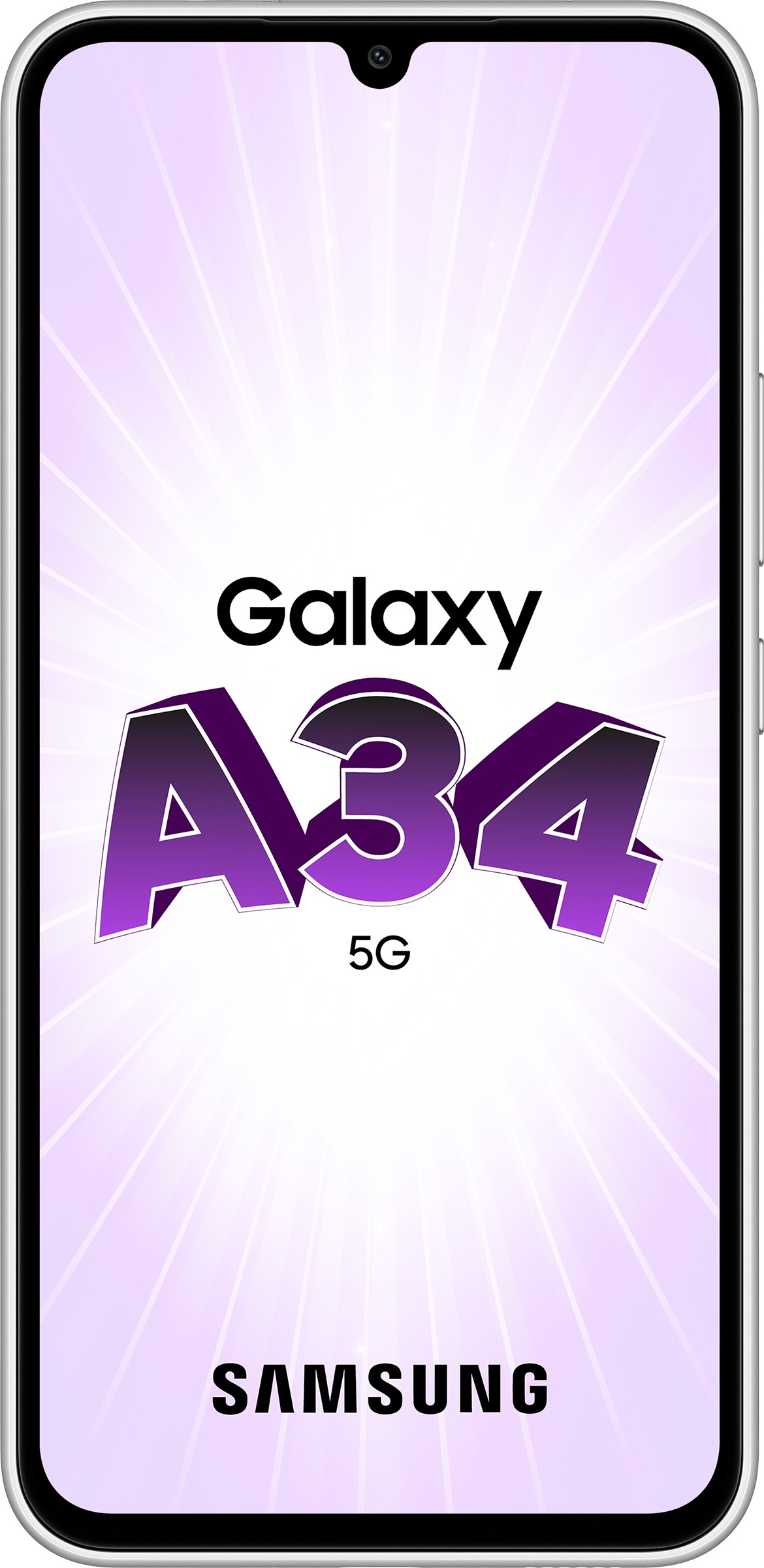 Smartphone SAMSUNG Galaxy A34 5G 128Go Gris - GALAXY-A34-5G-128-SL