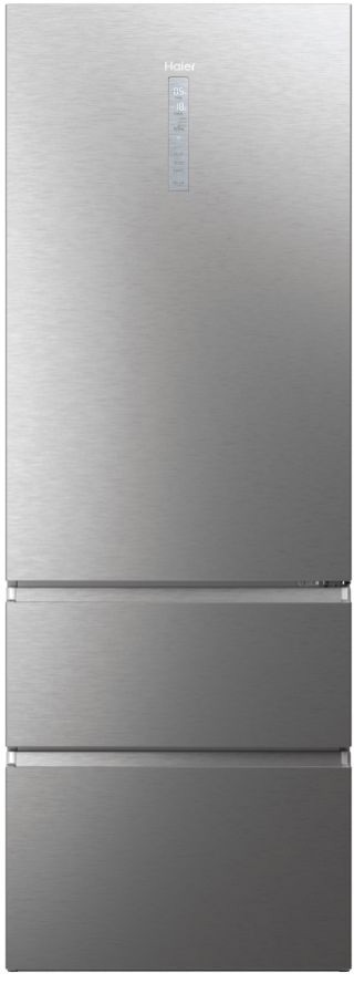 Réfrigérateur congélateur bas HAIER Total No Frost 483L Inox HTW7720DNMP