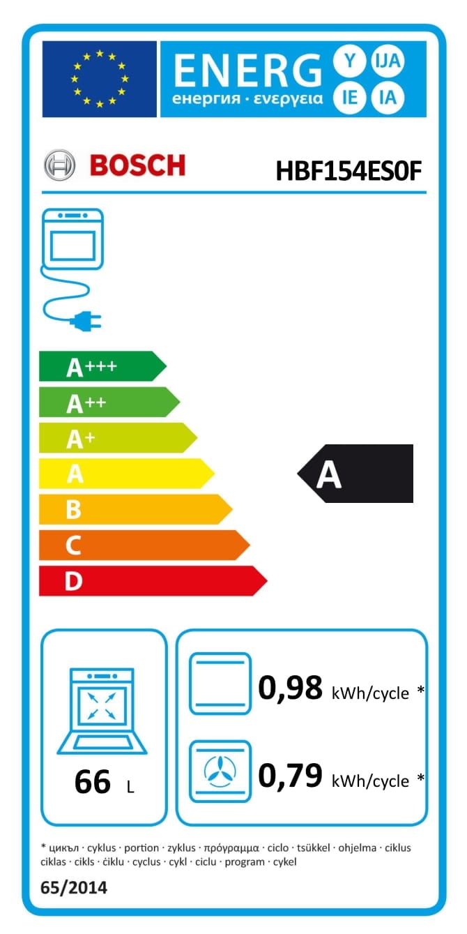 Four encastrable EcoClean BOSCH  - HBF154ES0F