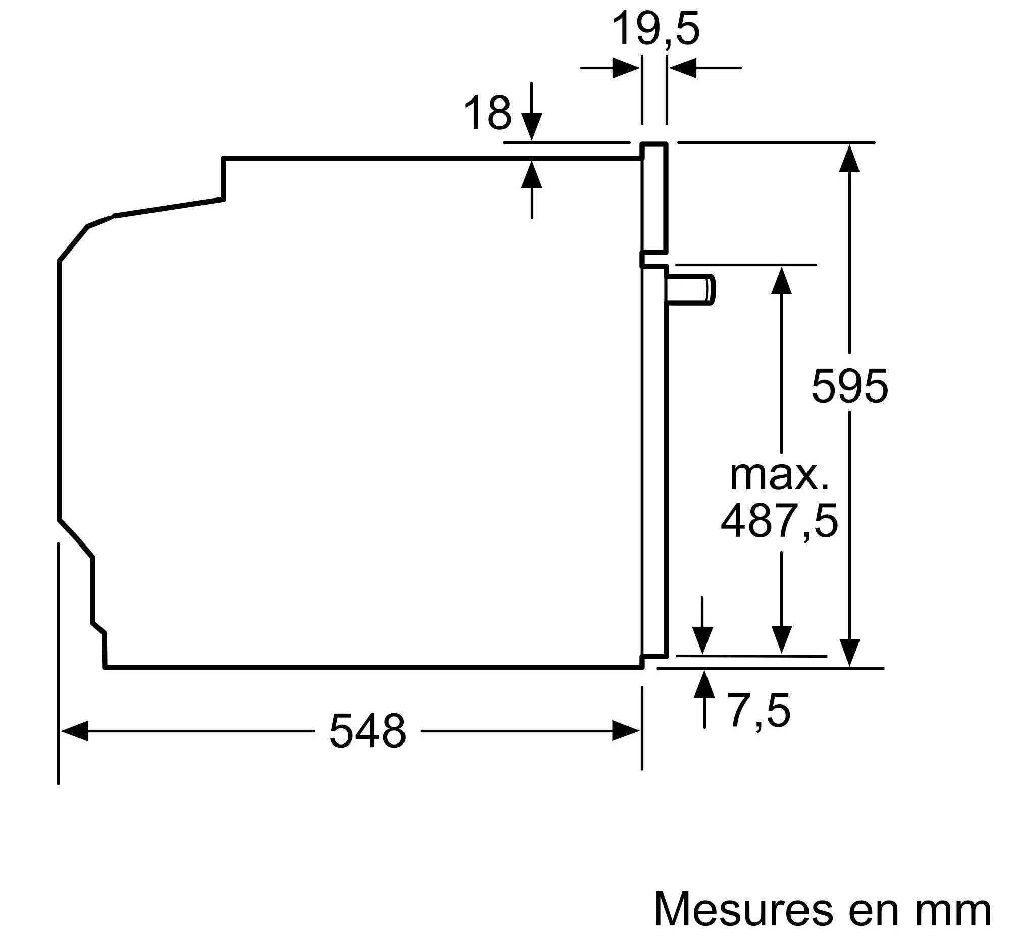 Four encastrable pyrolyse BOSCH  - HBG7764B1