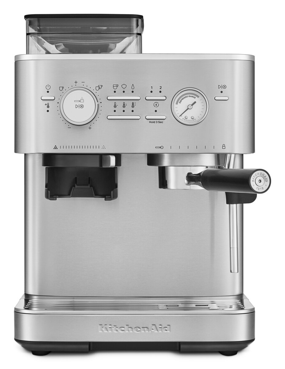 Expresso KITCHENAID semi-automatique avec broyeur, 15 bars, Inox 5KES6551ESX