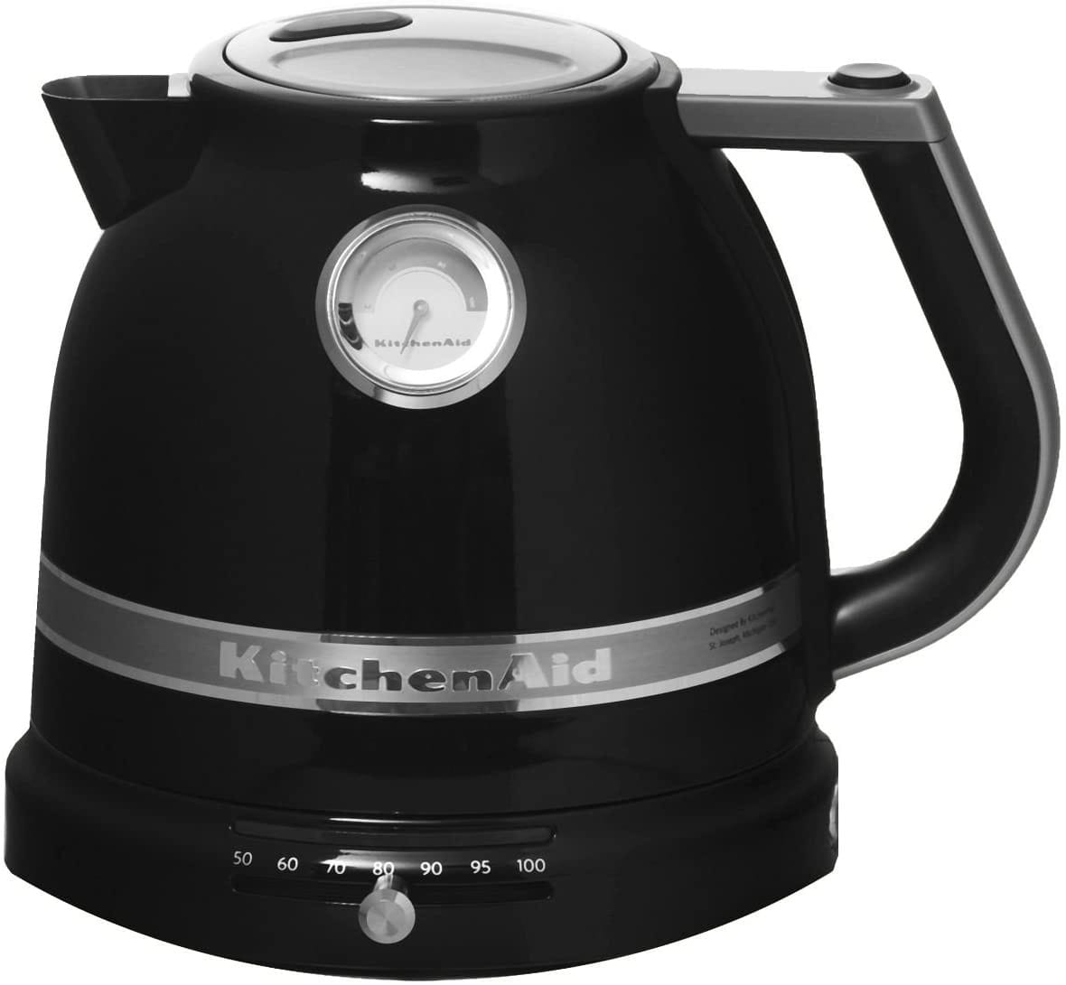 Bouilloire KITCHENAID Température réglable, 1,5L, 2400w, Noir 5KEK1522EOB