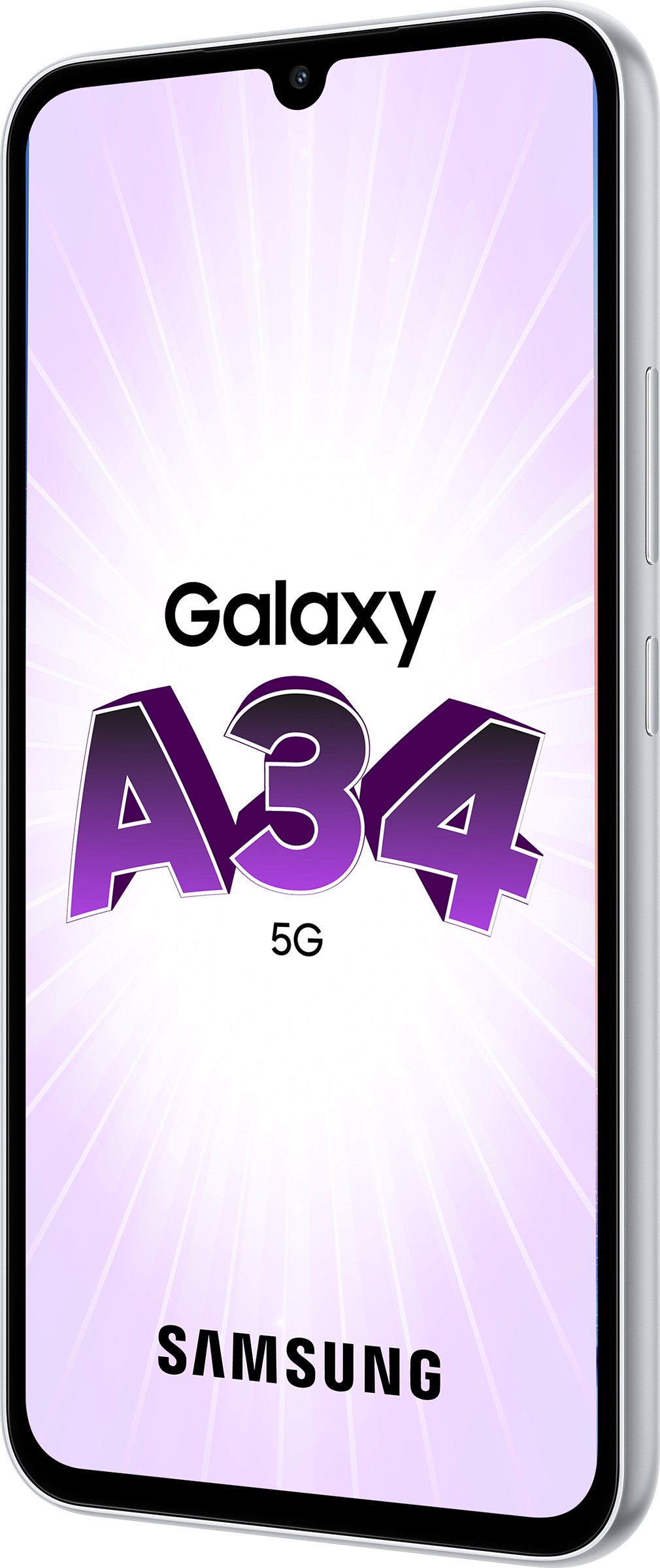 Smartphone SAMSUNG Galaxy A34 5G 128Go Gris - GALAXY-A34-5G-128-SL