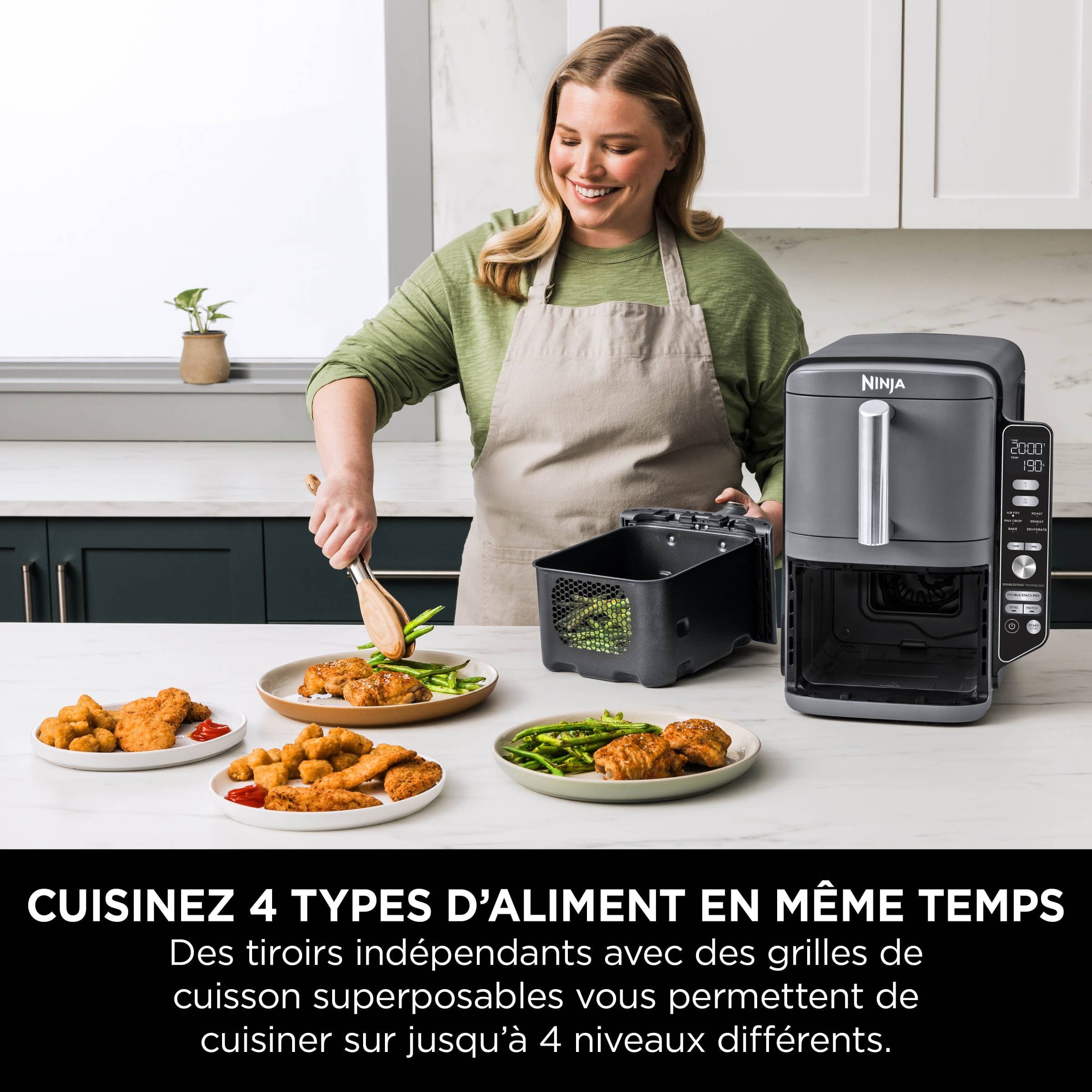 Friteuse à air chaud NINJA Air Fryer 2470W 9.5L  - SL400EU