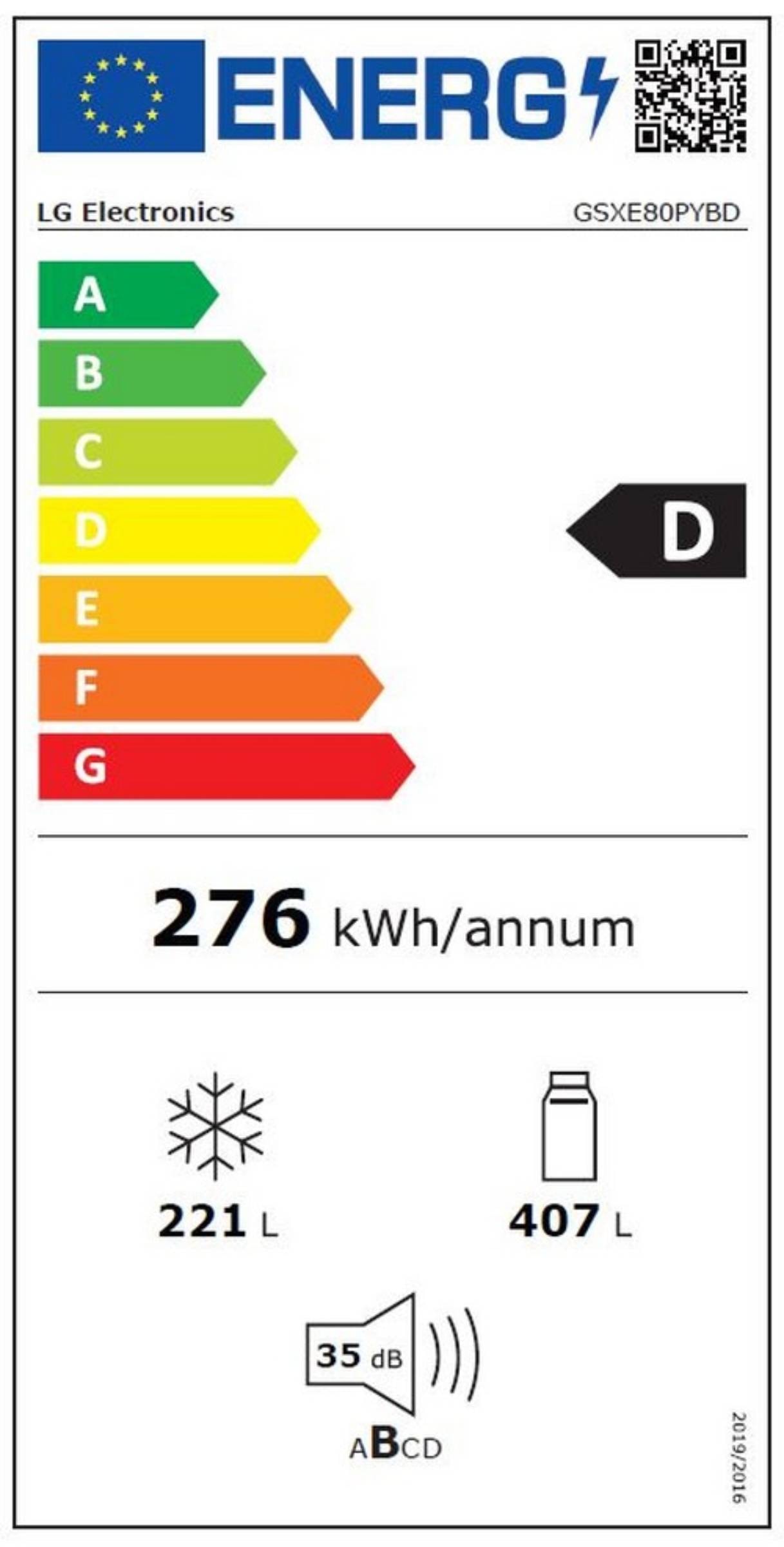 Réfrigérateur américain LG InstaView Door-in-Door Door cooling 628 litres - GSXE80PYBD