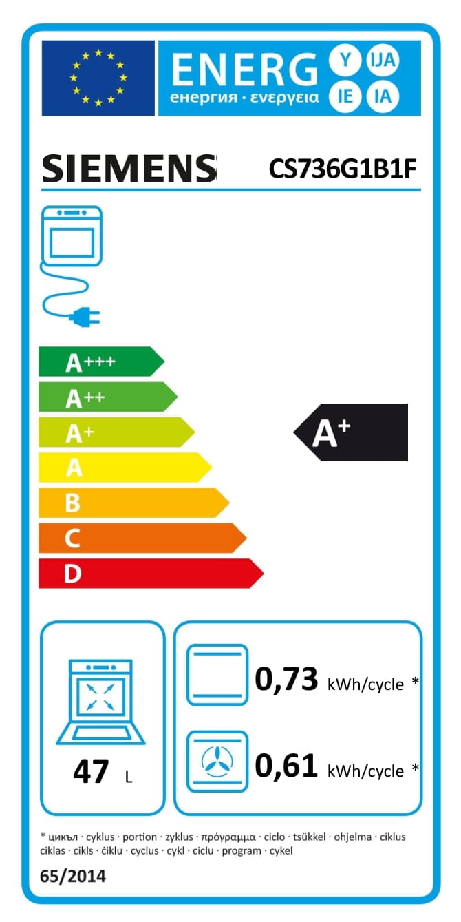 Four encastrable vapeur SIEMENS  - CS736G1B1F