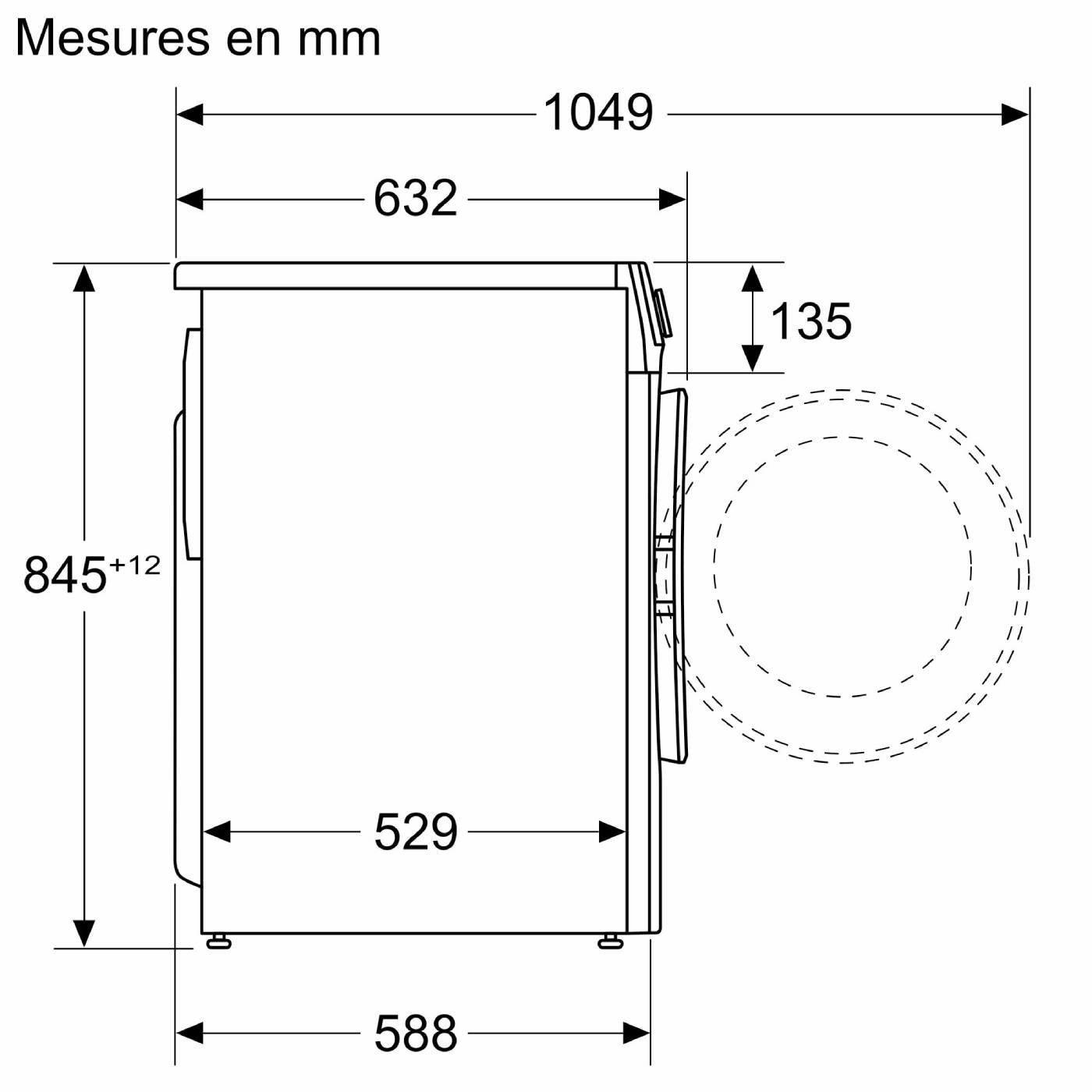 Lave linge Frontal BOSCH  - WGG244F1FR