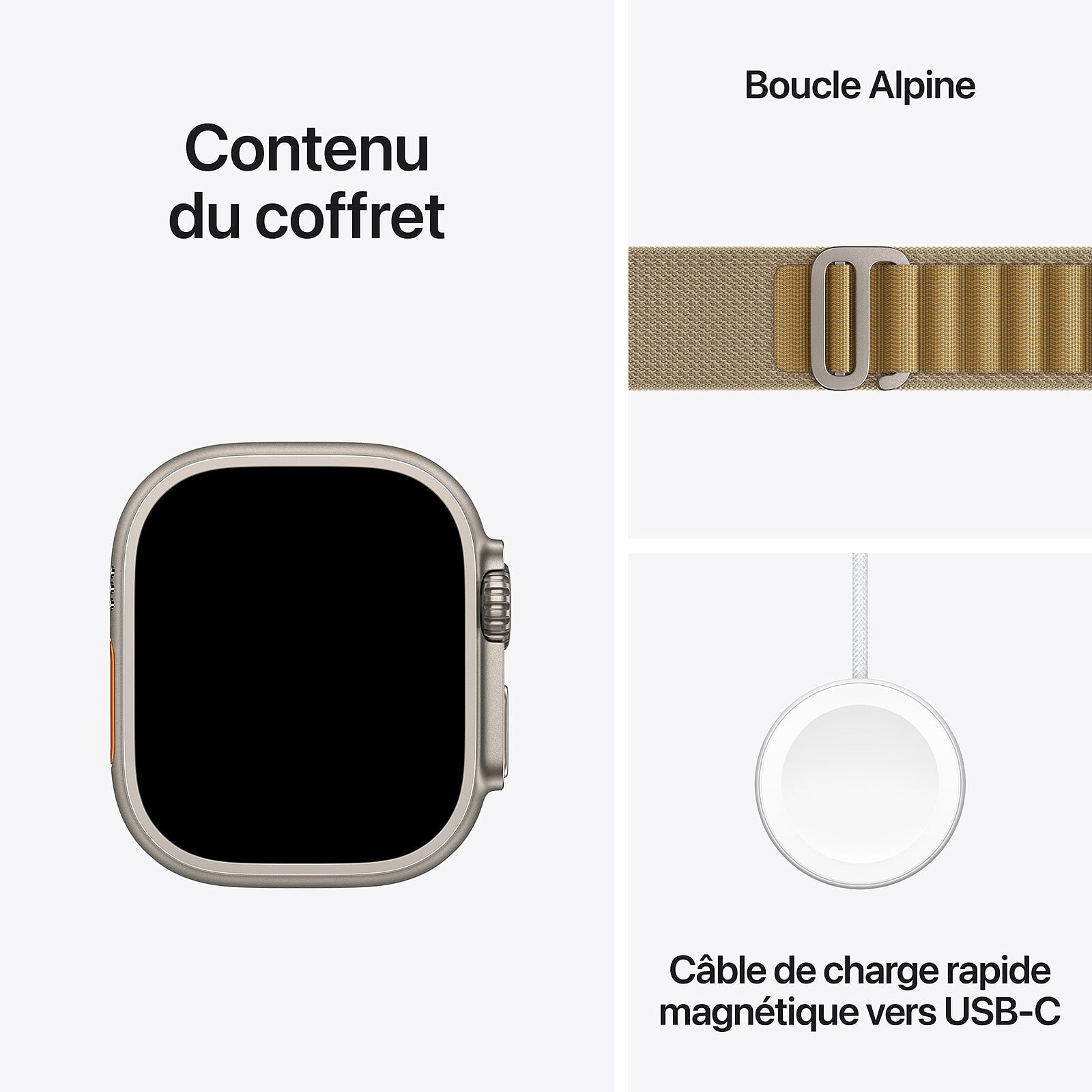 Montre connectée GPS + Cellular APPLE  - WATCHULTRA2-MX4E3NF